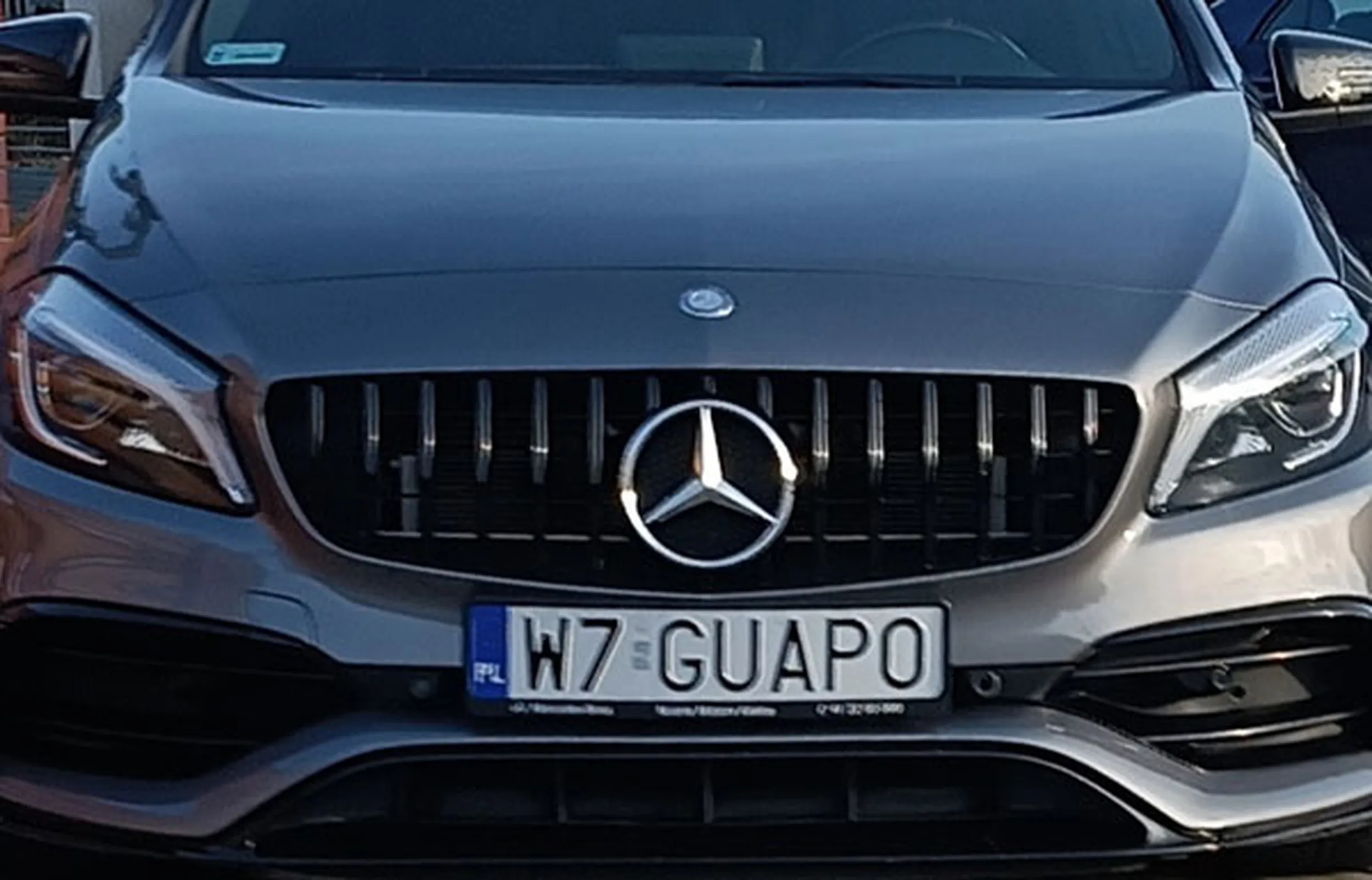 Fajny numer, blacha W7 GUAPO