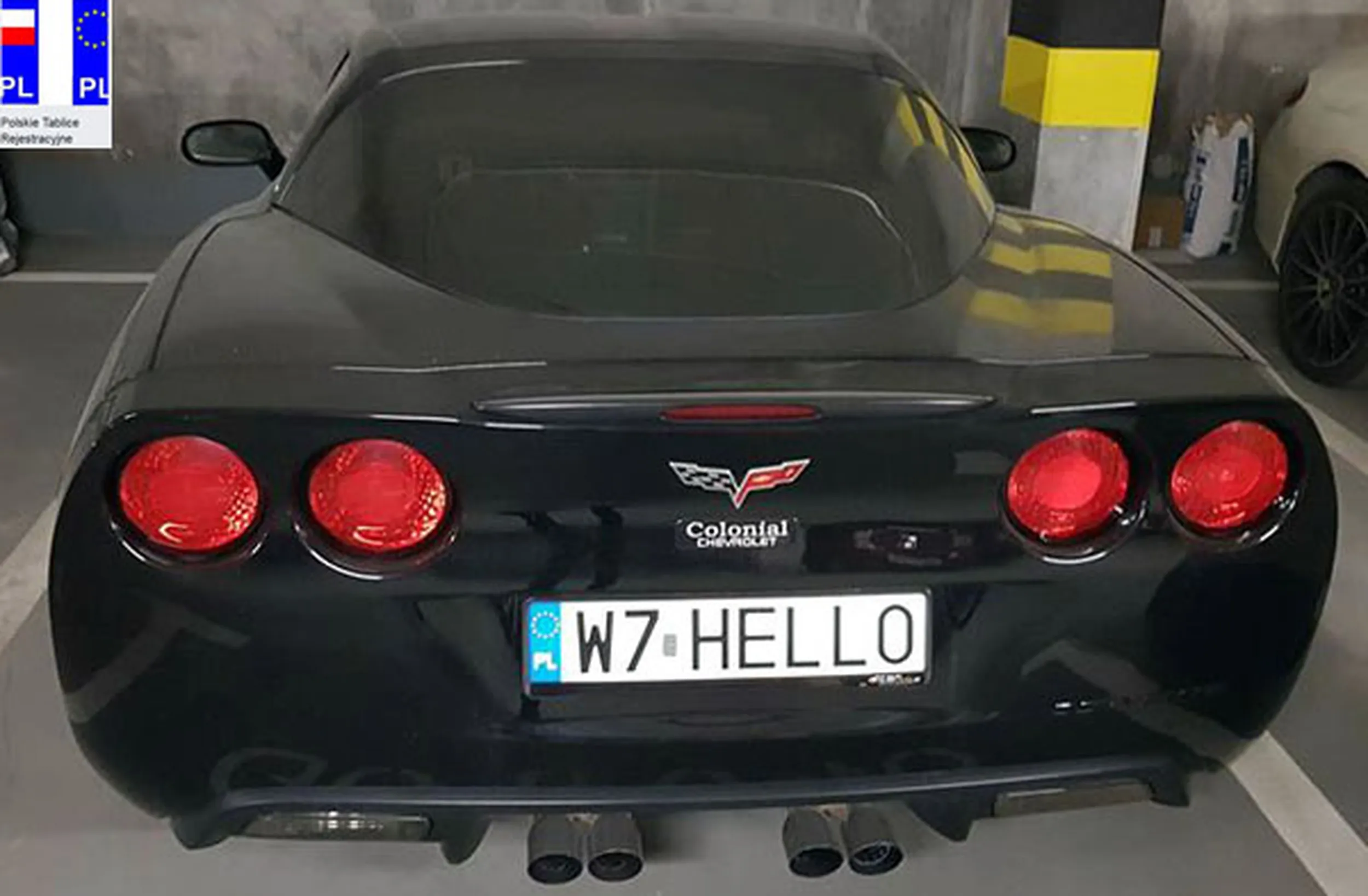 Fajny numer, blacha W7 HELLO