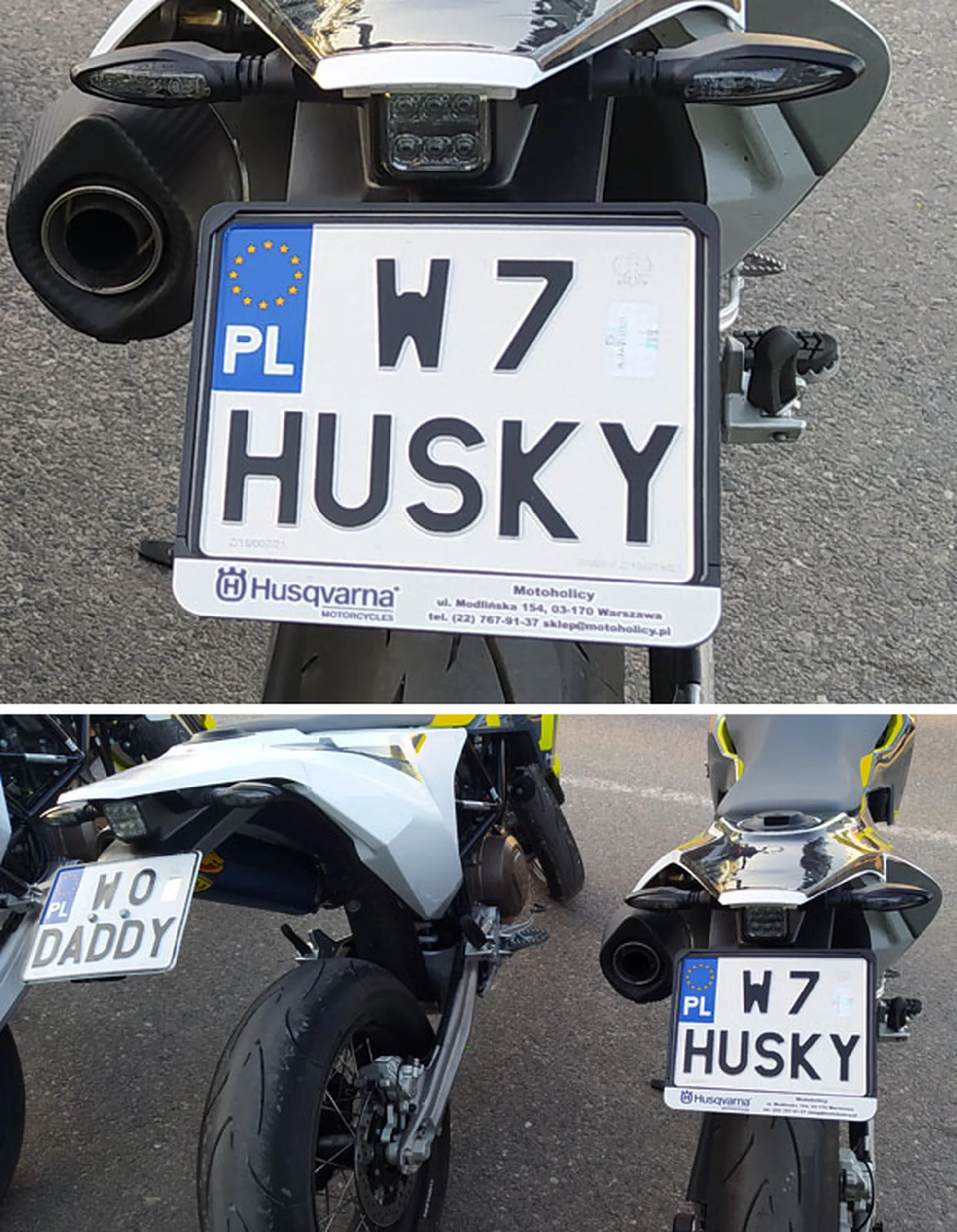 Fajny numer, blacha W7 HUSKY