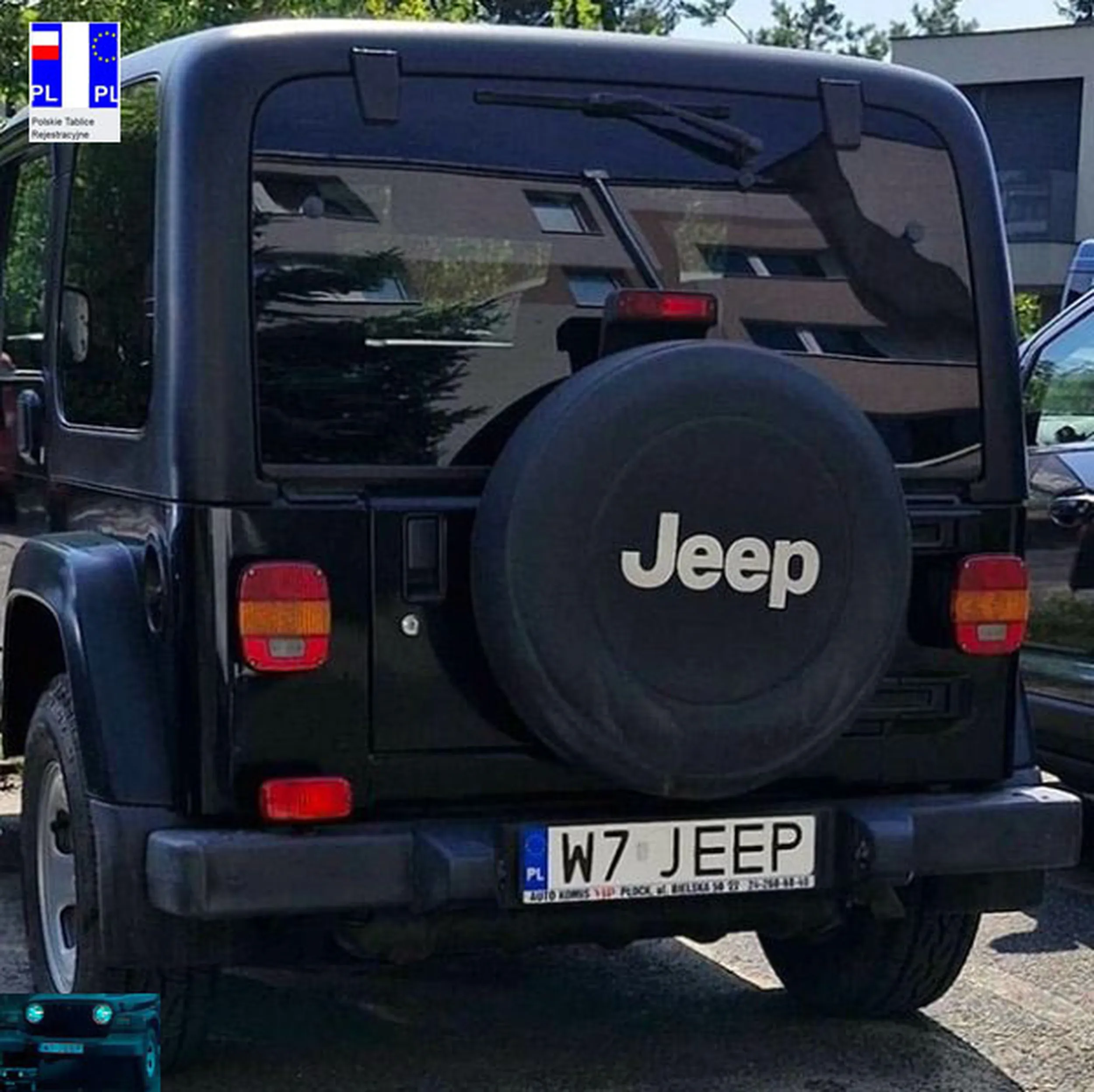 Fajny numer, blacha W7 JEEP