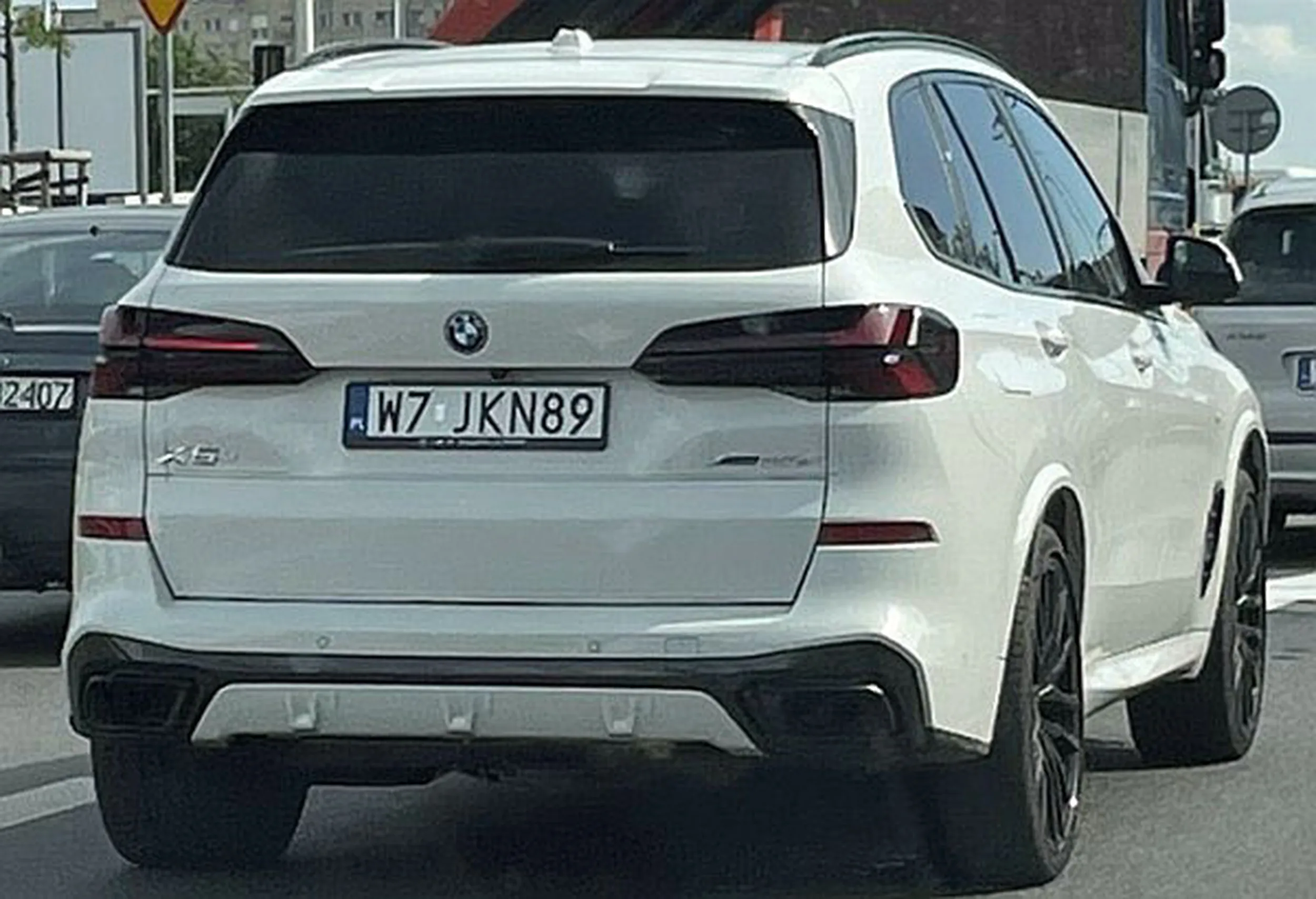 Fajny numer, blacha W7 JKN89