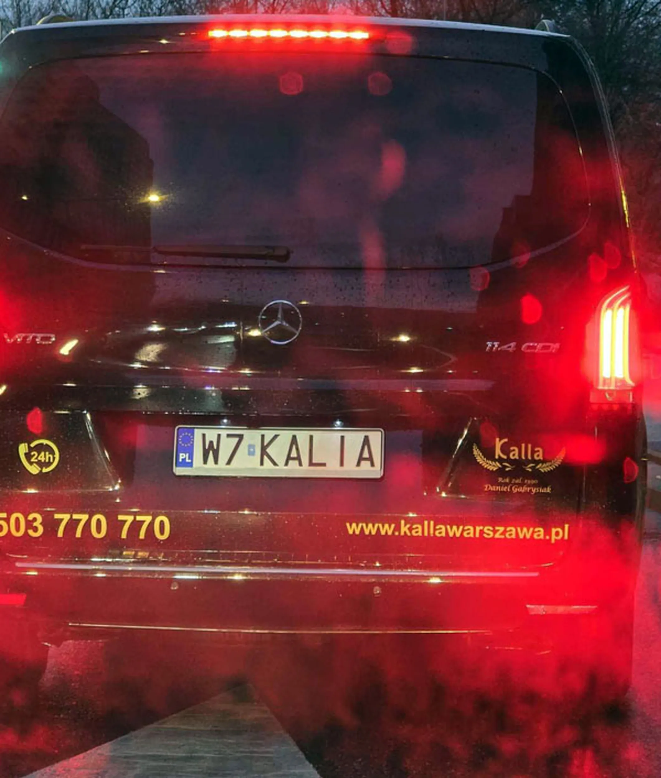 Fajny numer, blacha W7 KALIA