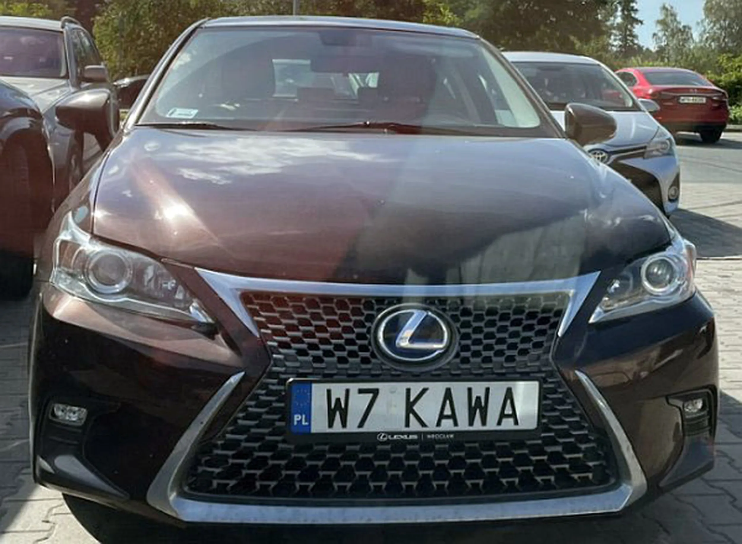 Fajny numer, blacha W7 KAWA