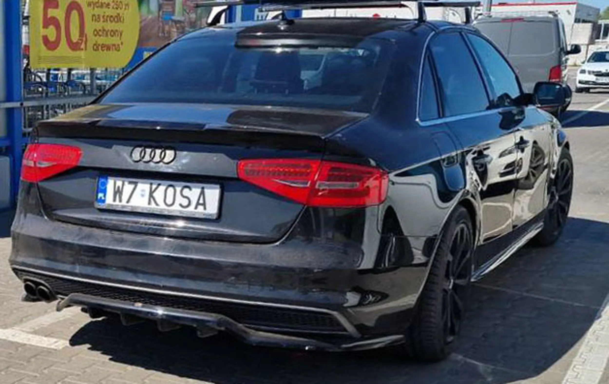 Fajny numer, blacha W7 KOSA