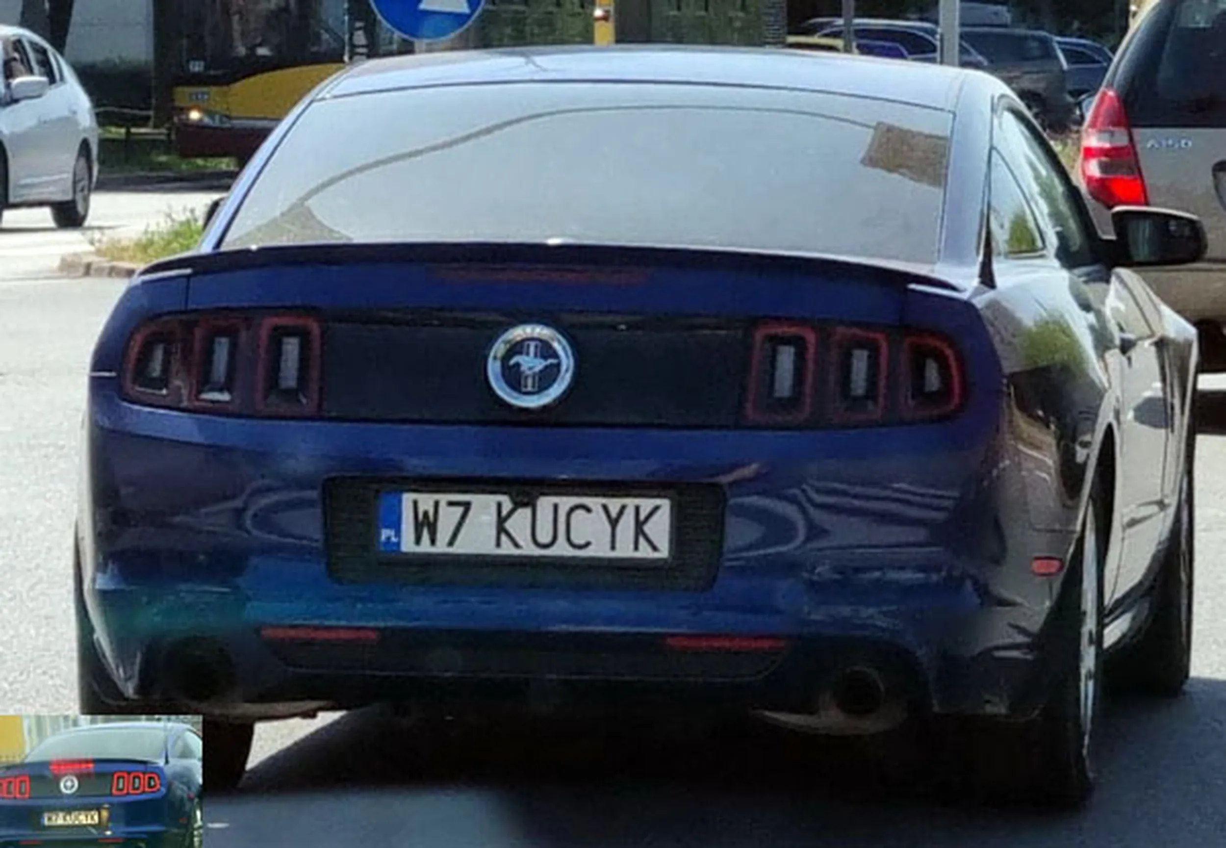 Fajny numer, blacha W7 KUCYK