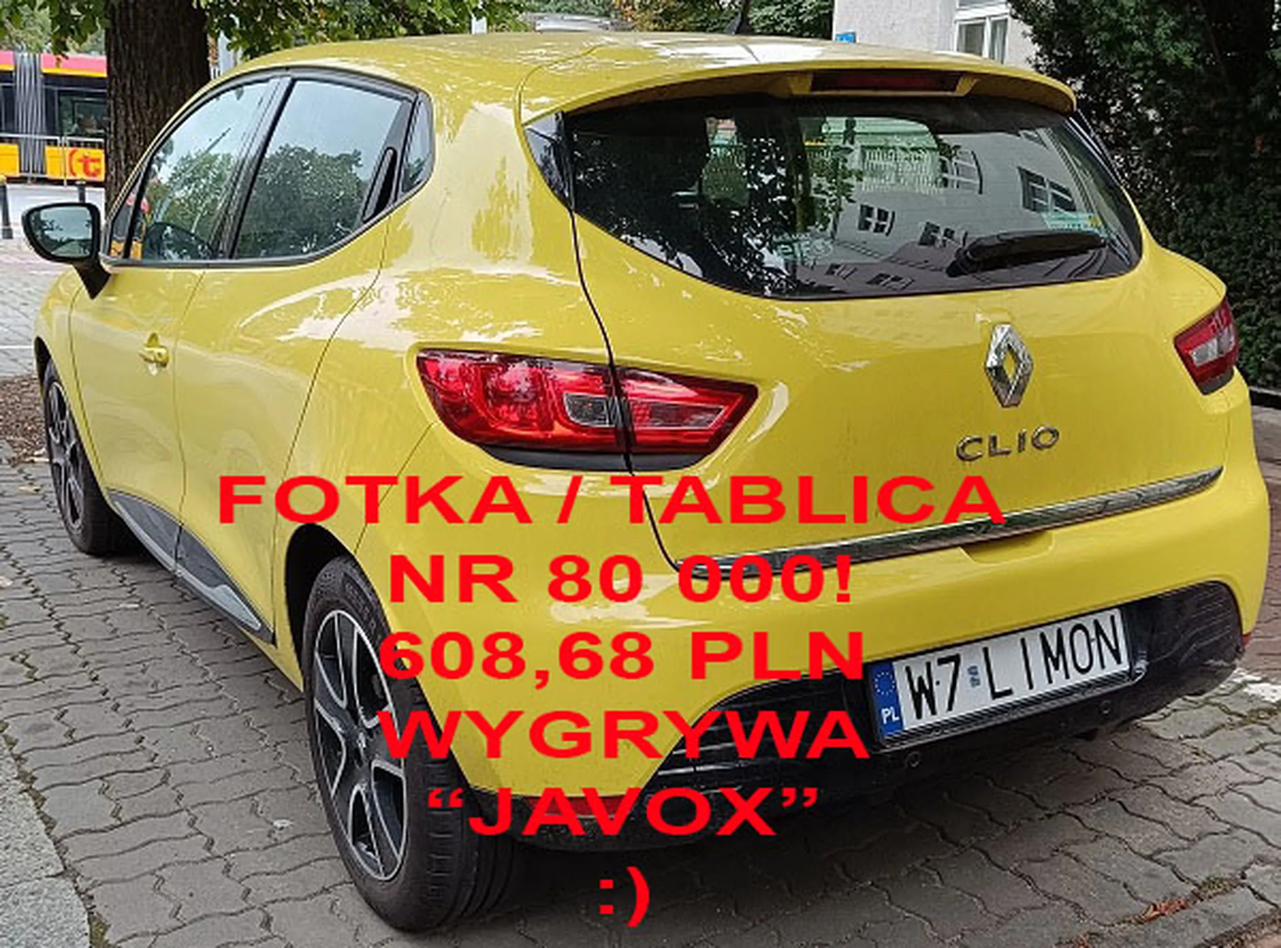 Fajny numer, blacha W7 LIMON