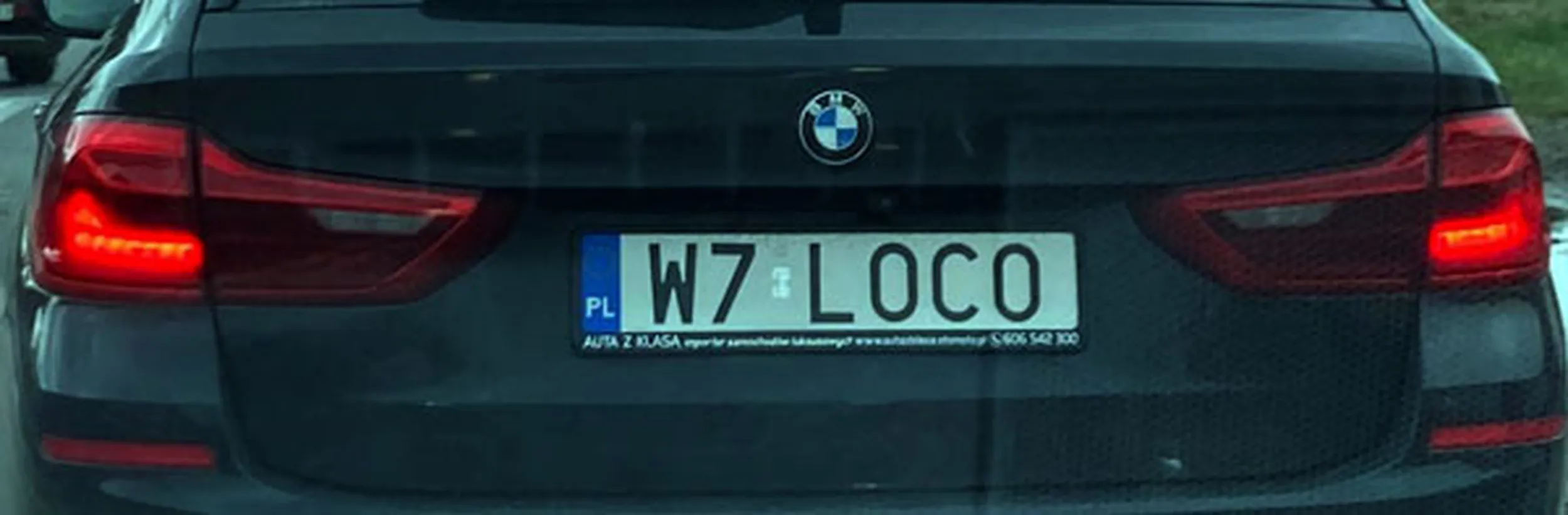 Fajny numer, blacha W7 LOCO