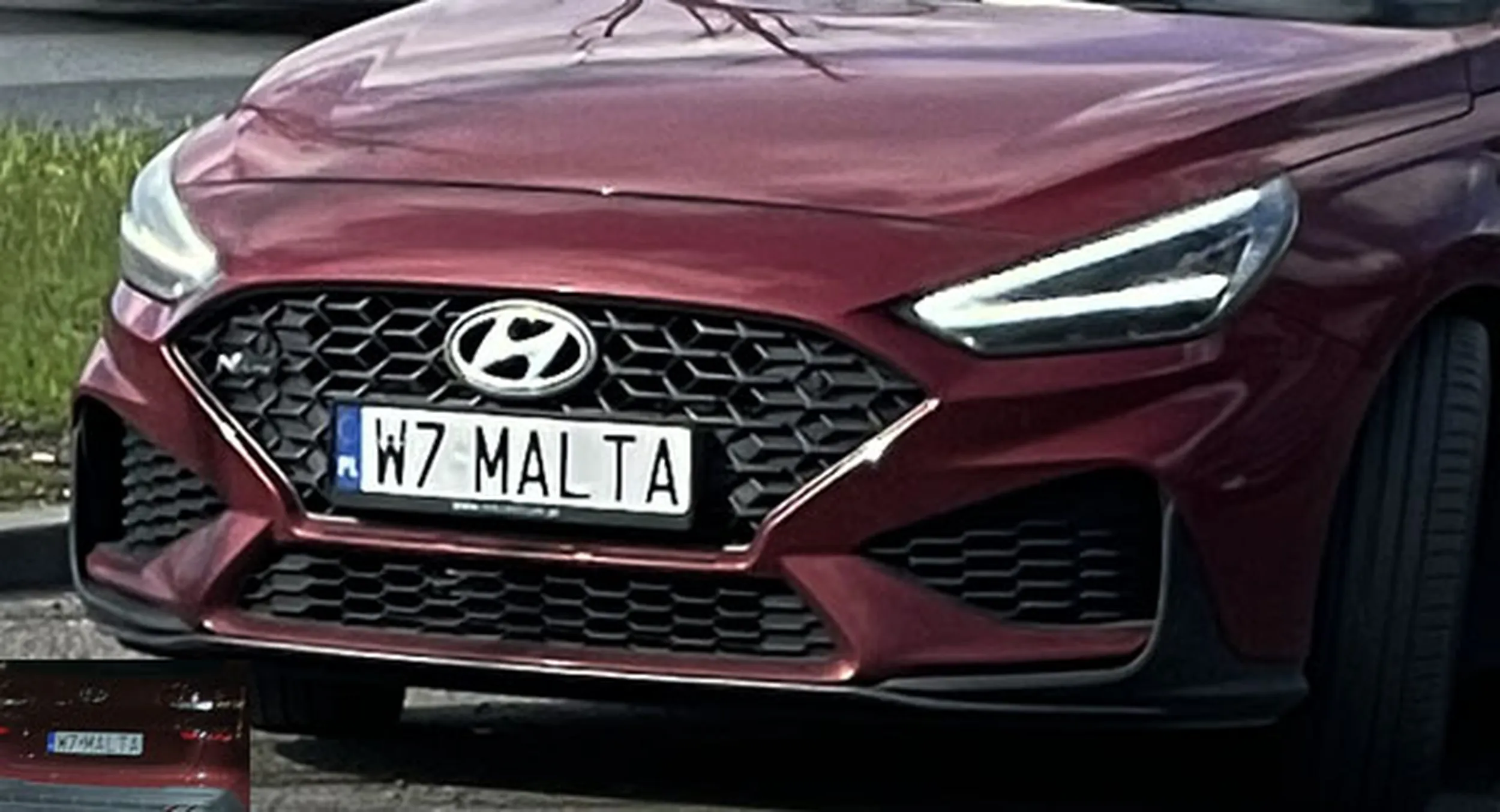 Fajny numer, blacha W7 MALTA