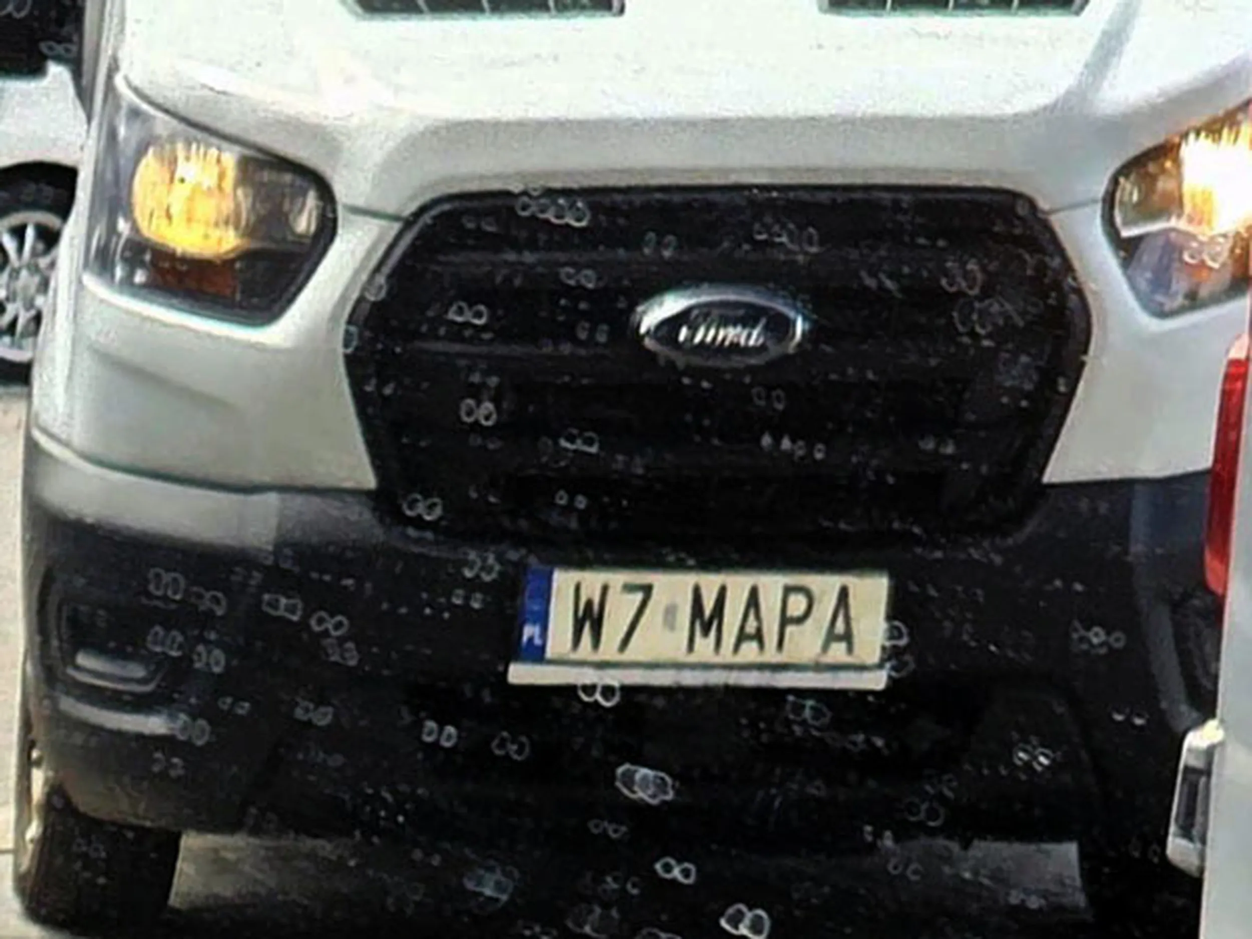 Fajny numer, blacha W7 MAPA