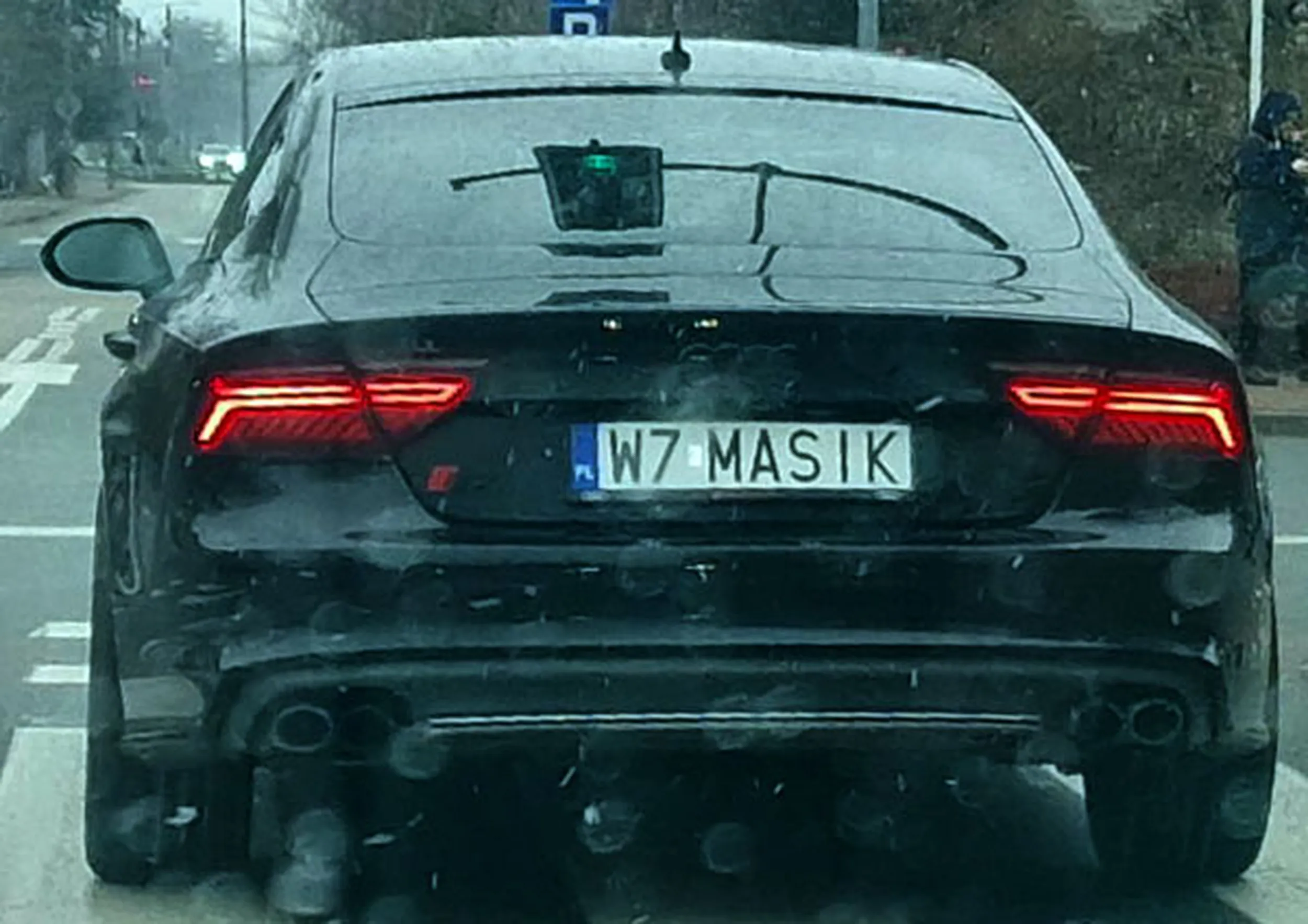 Fajny numer, blacha W7 MASIK