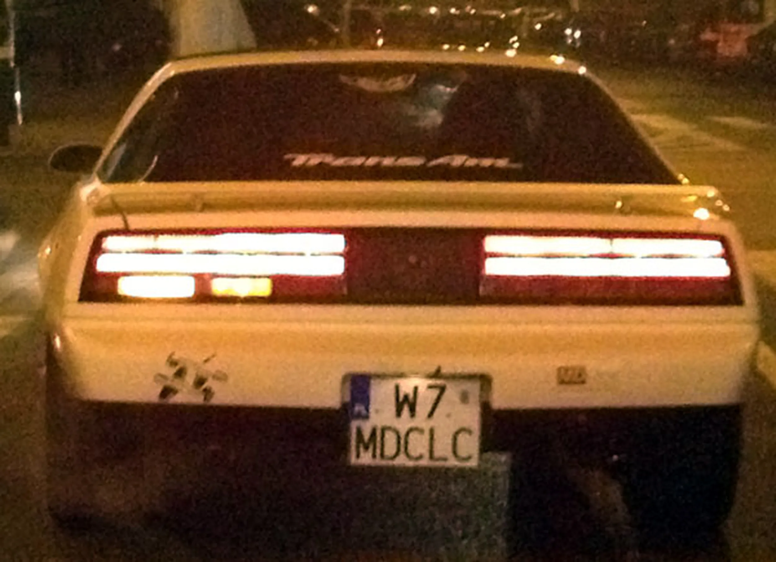 Fajny numer, blacha W7 MDCLC