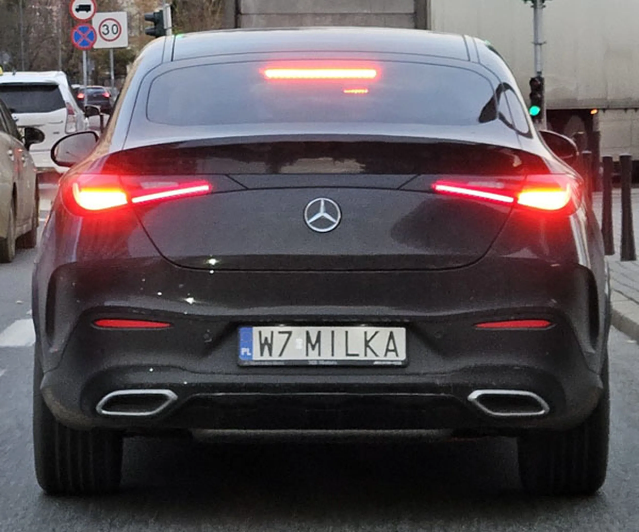 Fajny numer, blacha W7 MILKA