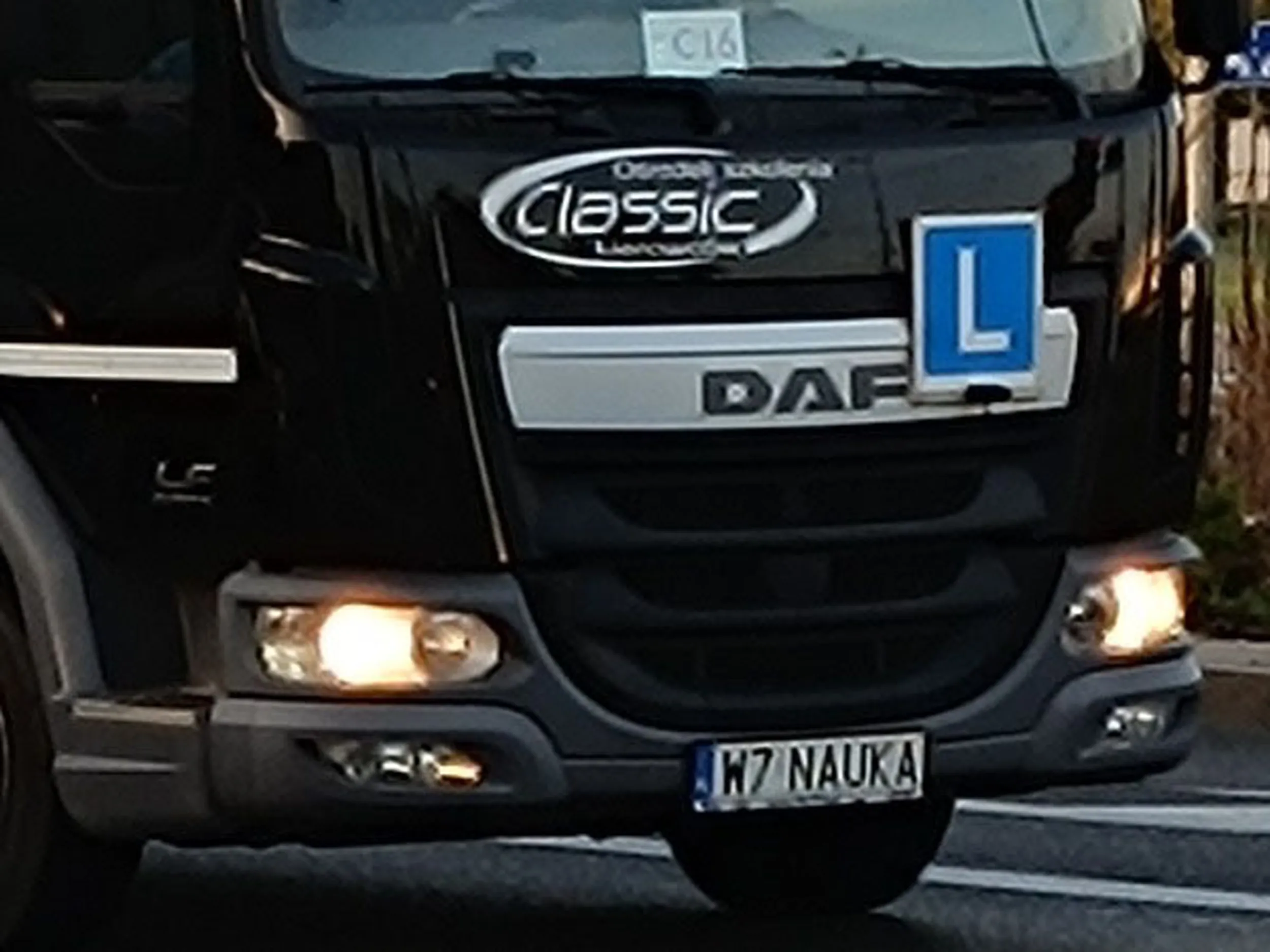 Fajny numer, blacha W7 NAUKA