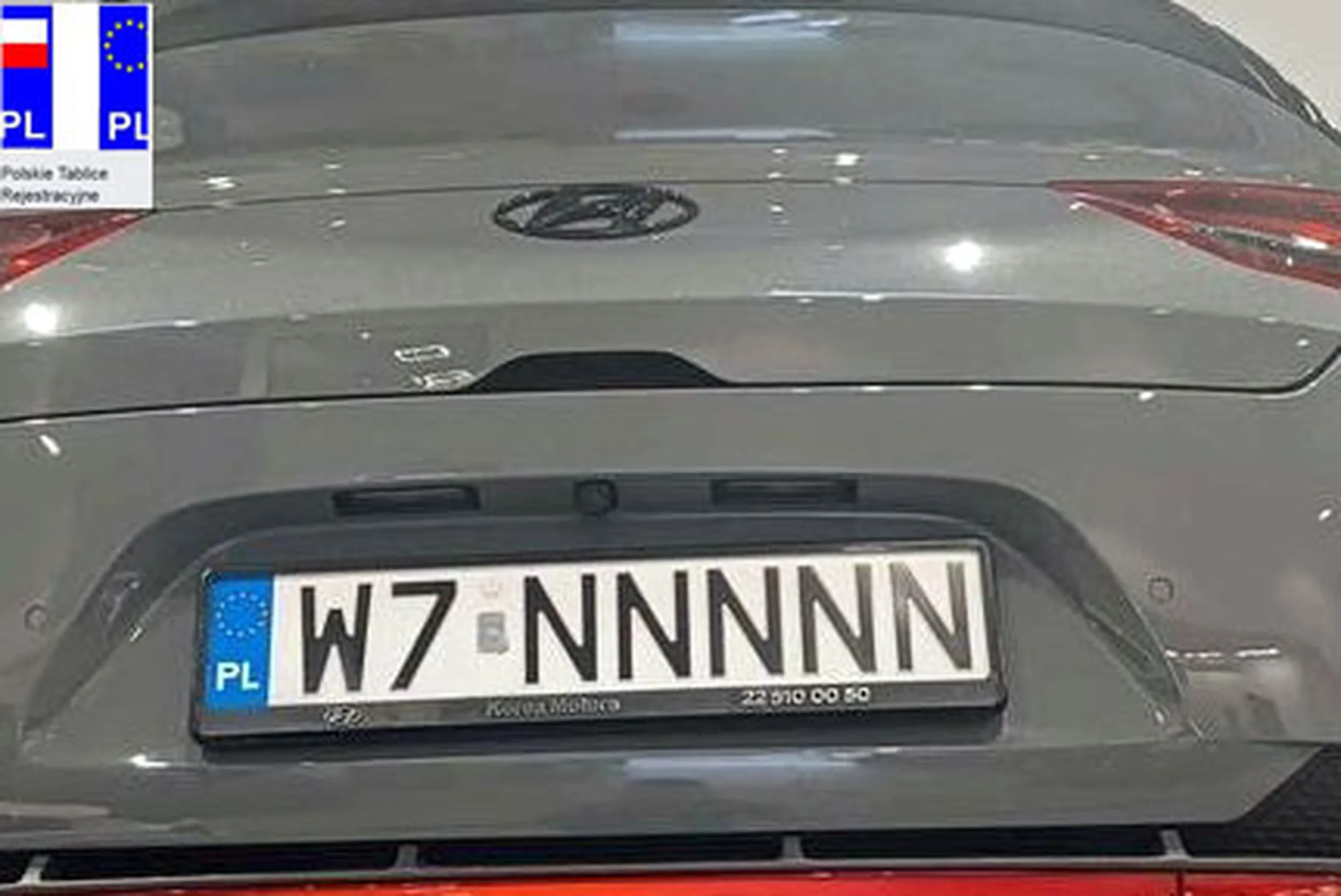 Fajny numer, blacha W7 NNNNN