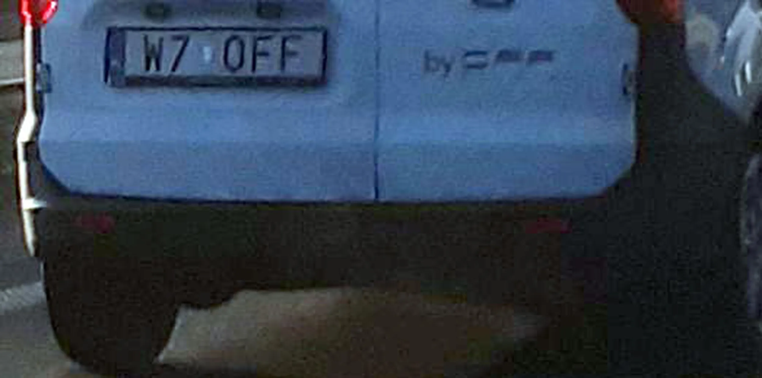 Fajny numer, blacha W7 OFF