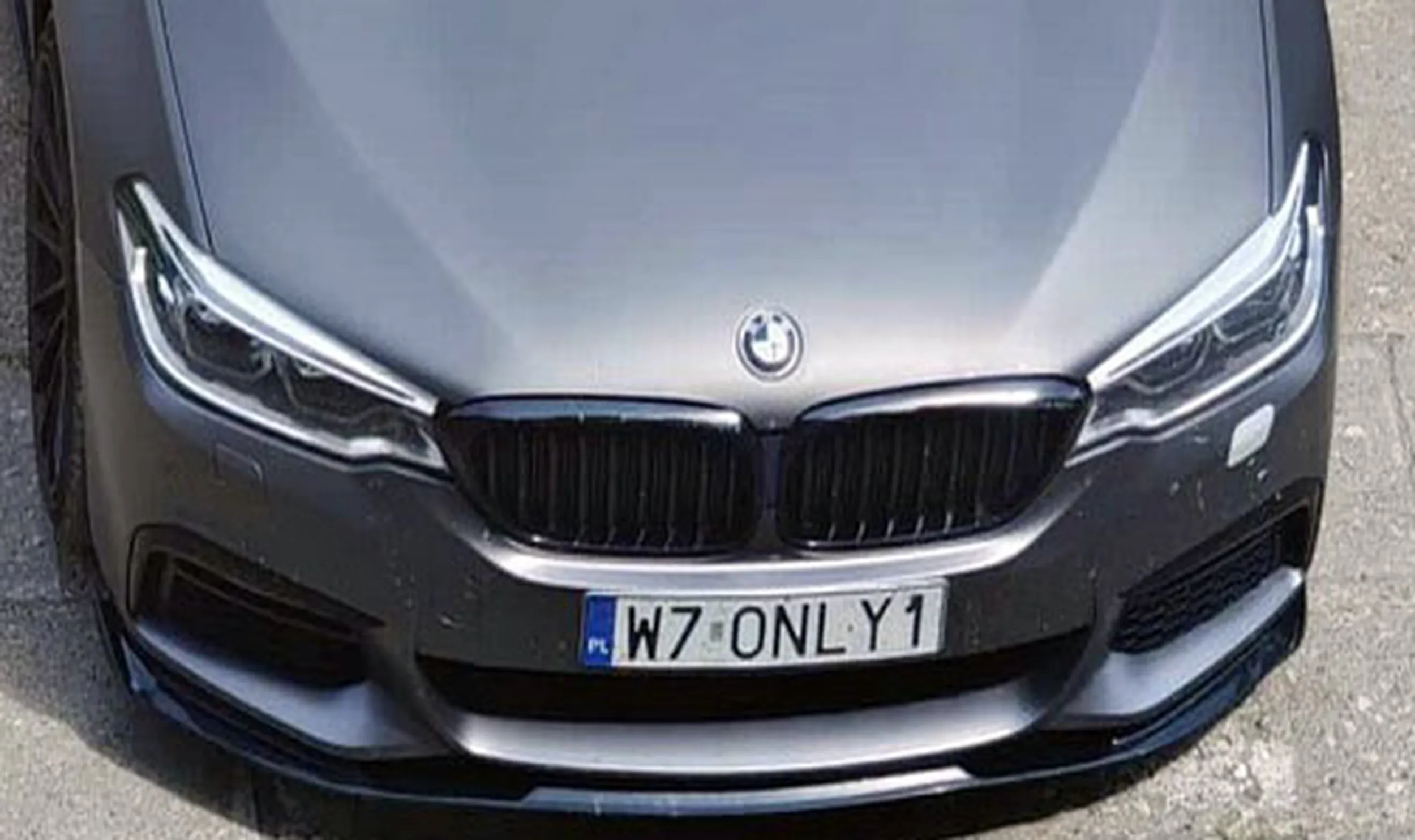 Fajny numer, blacha W7 ONLY1