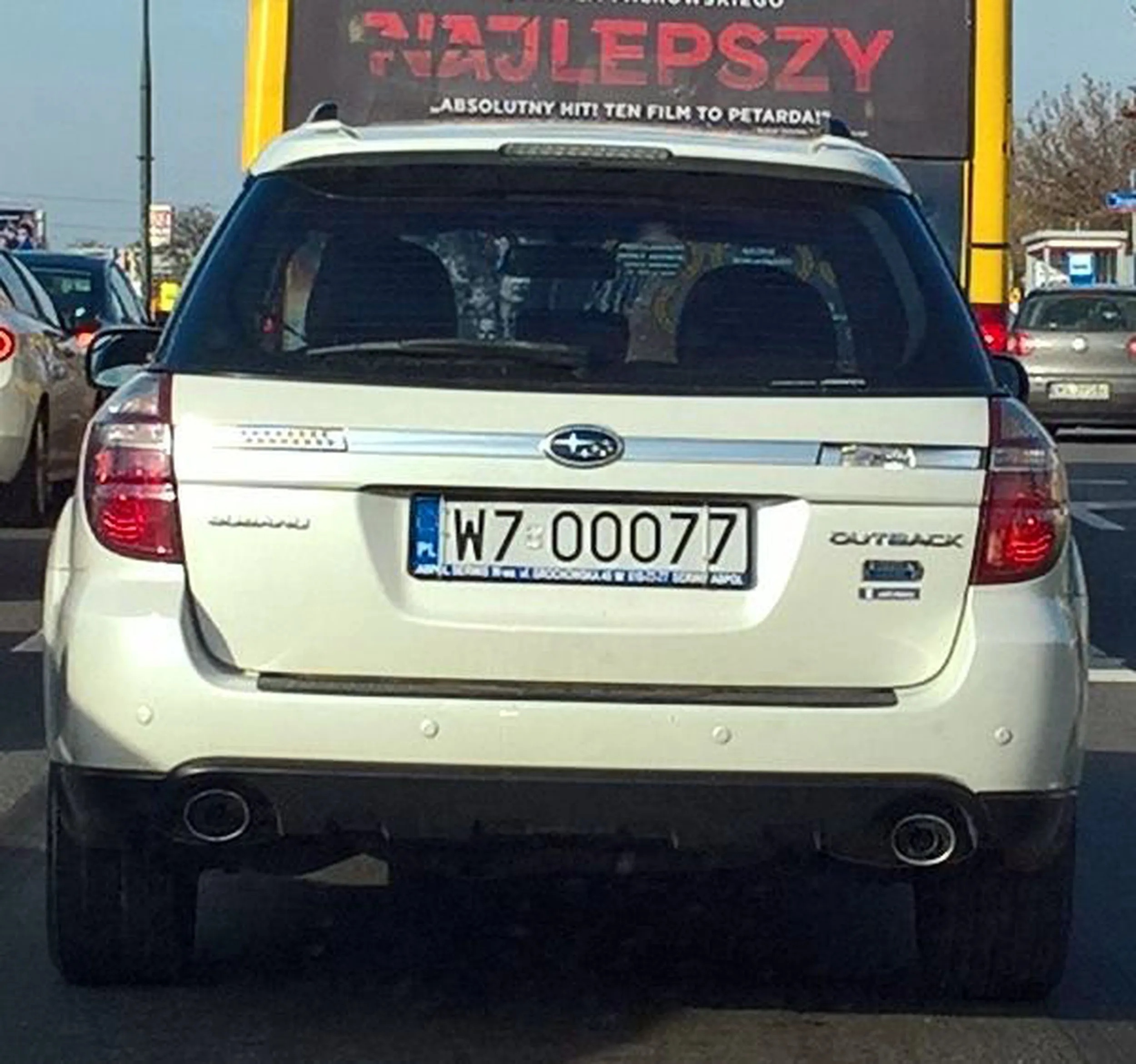 Fajny numer, blacha W7 OOO77