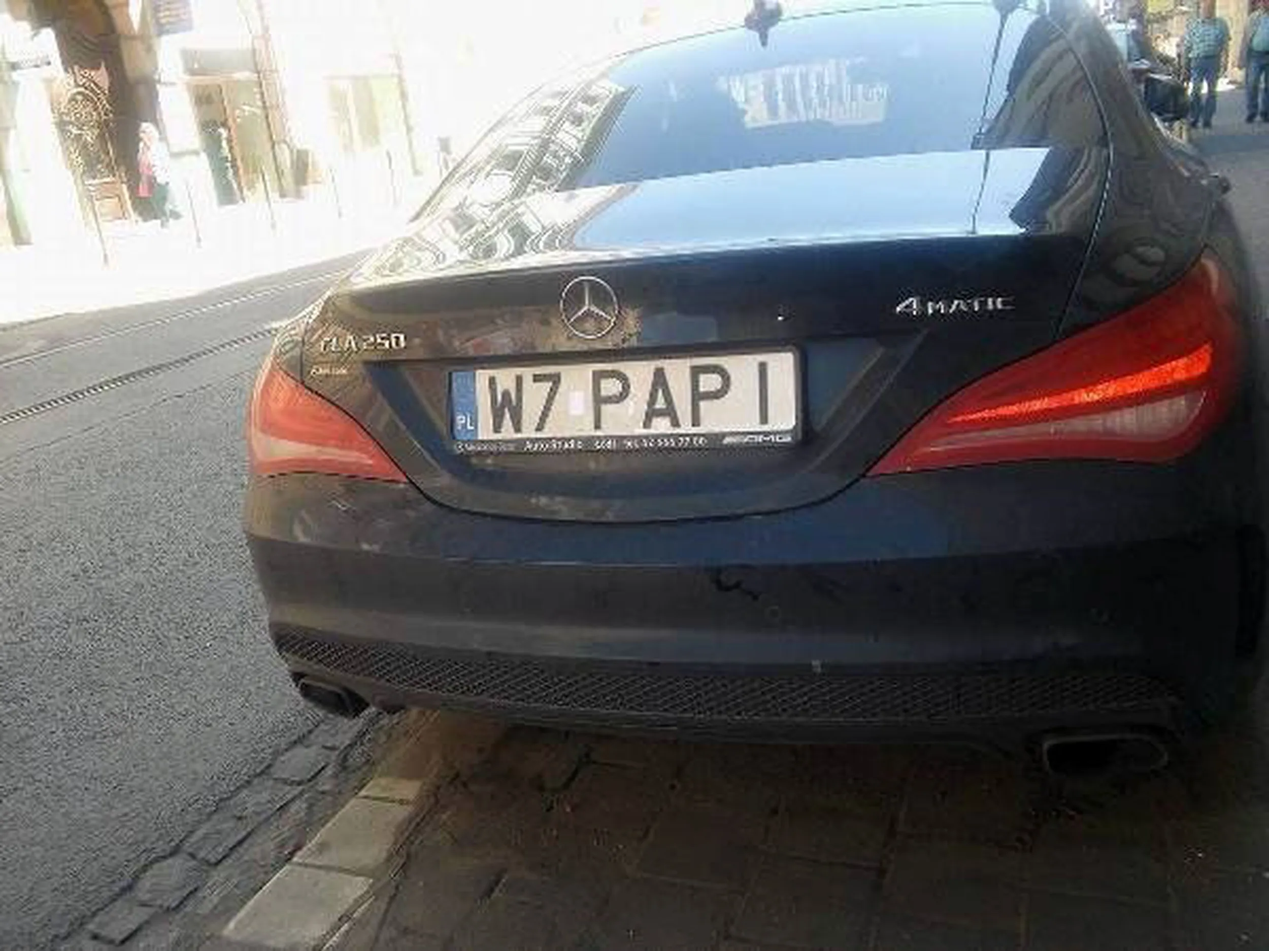 Fajny numer, blacha W7 PAPI