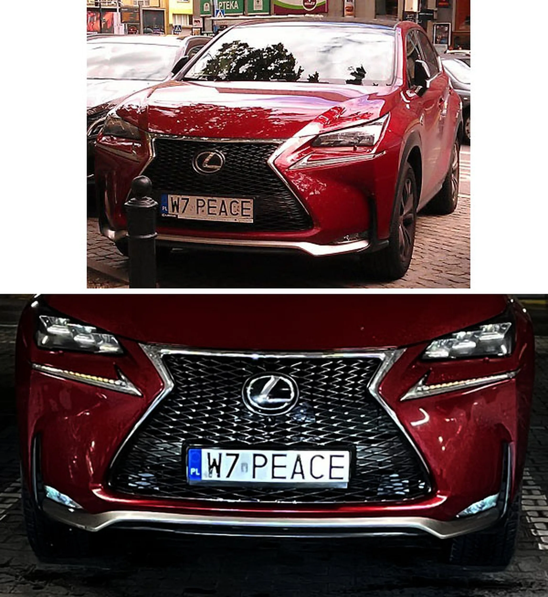 Fajny numer, blacha W7 PEACE