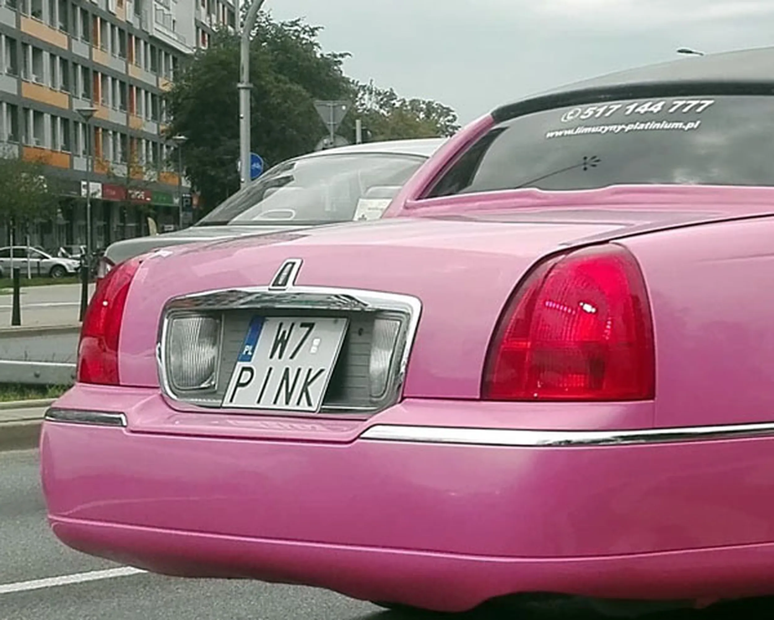 Fajny numer, blacha W7 PINK