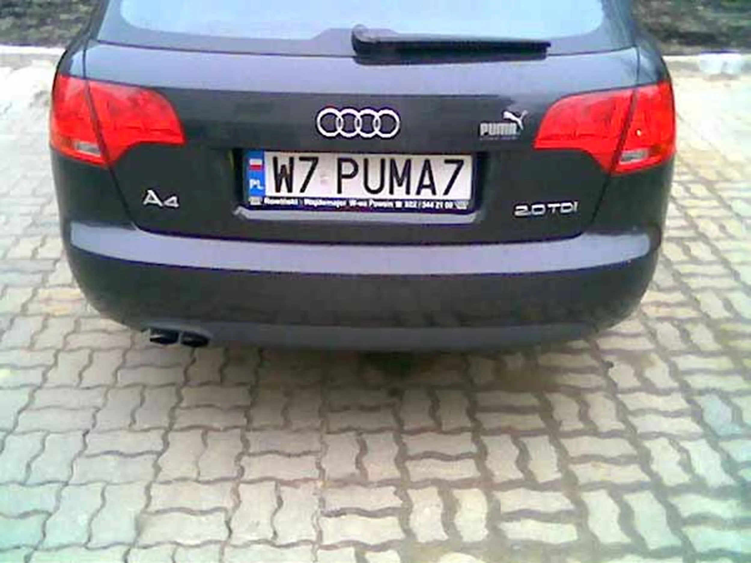 Fajny numer, blacha W7 PUMA7