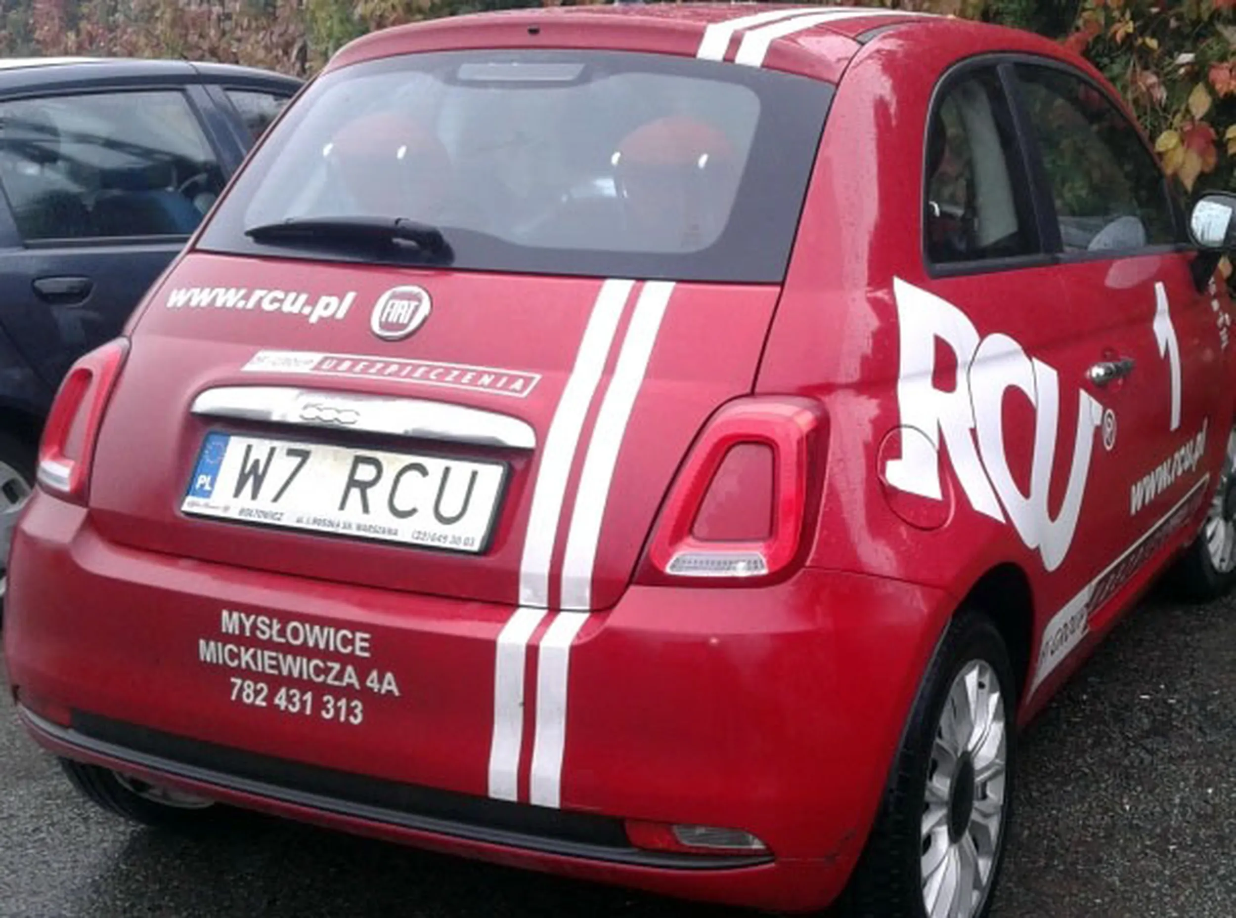 Fajny numer, blacha W7 RCU