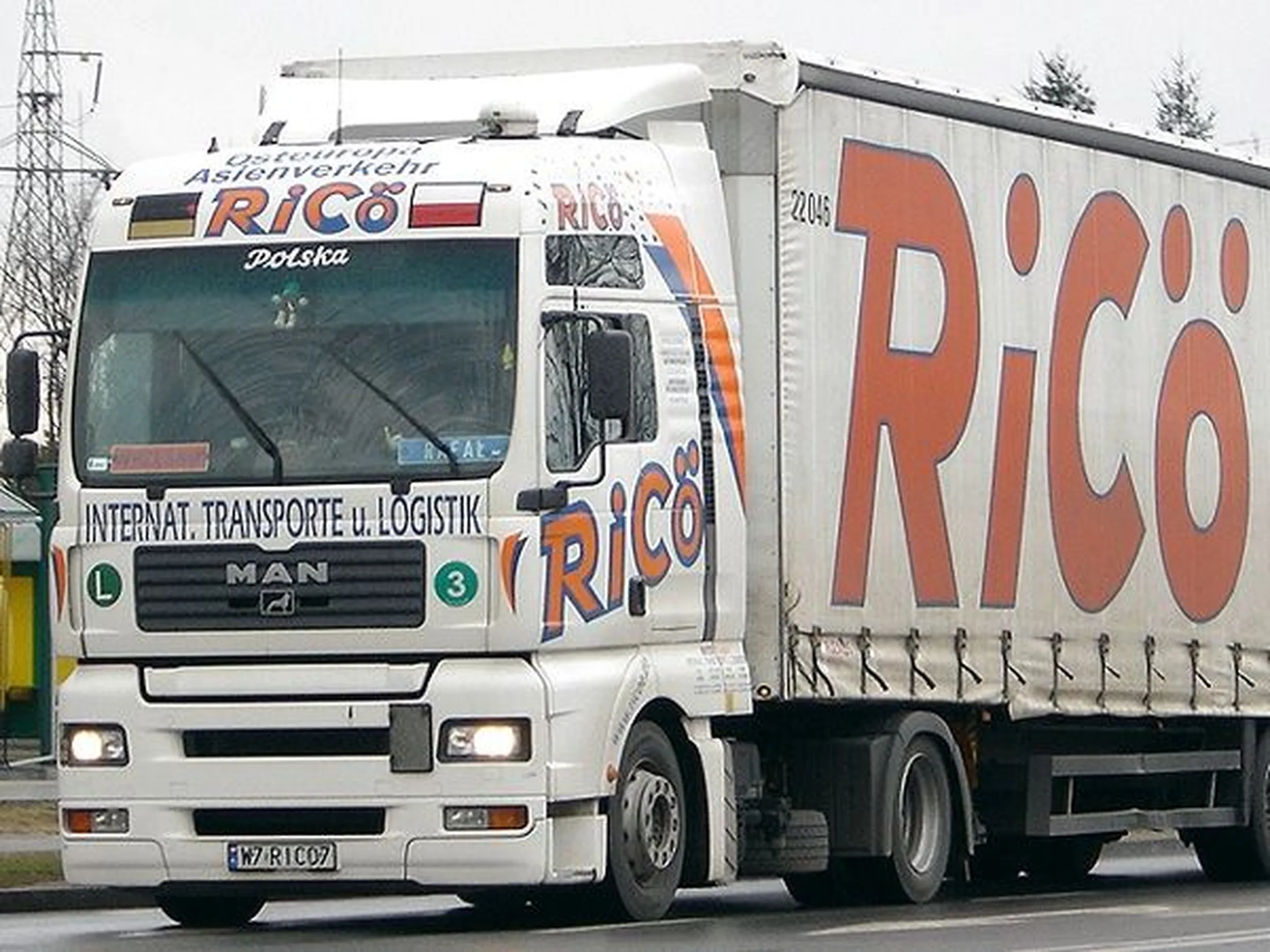 Fajny numer, blacha W7 RICO7