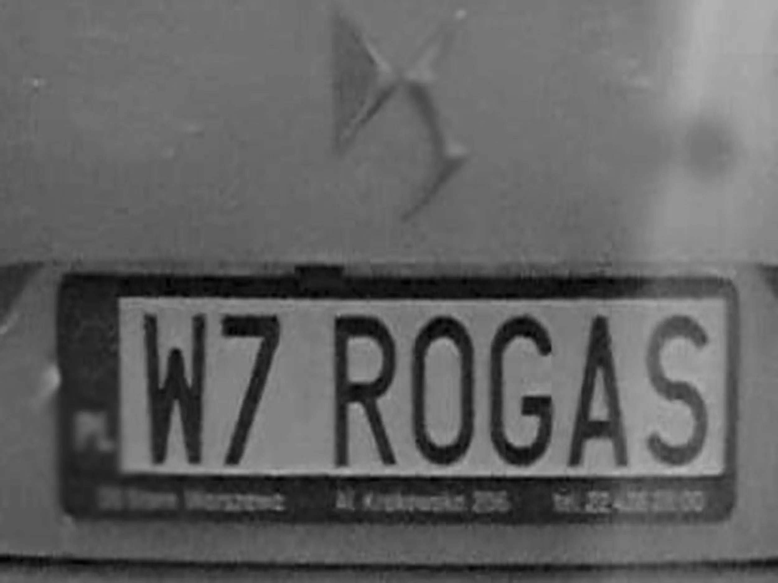 Fajny numer, blacha W7 ROGAS