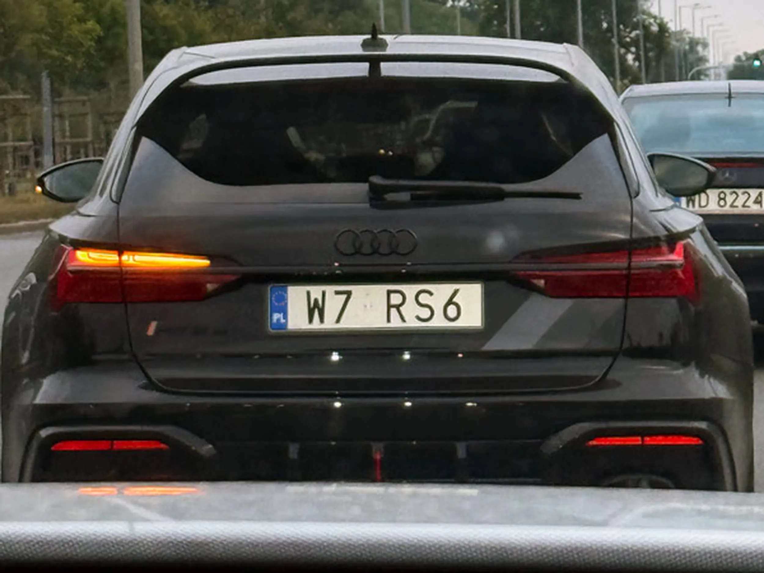 Fajny numer, blacha W7 RS6