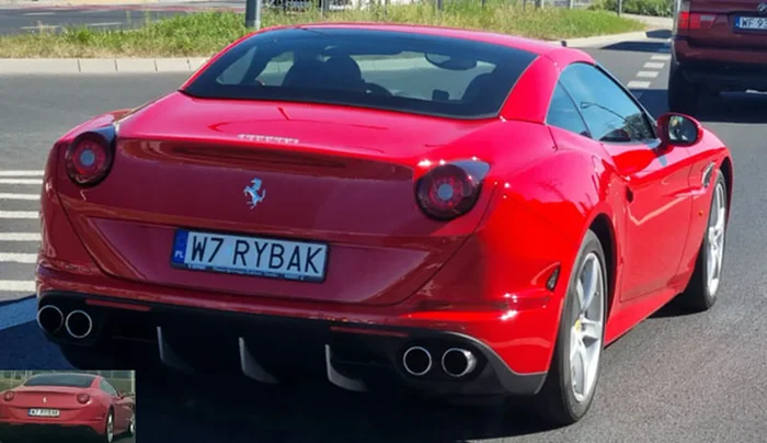 Fajny numer, blacha W7 RYBAK