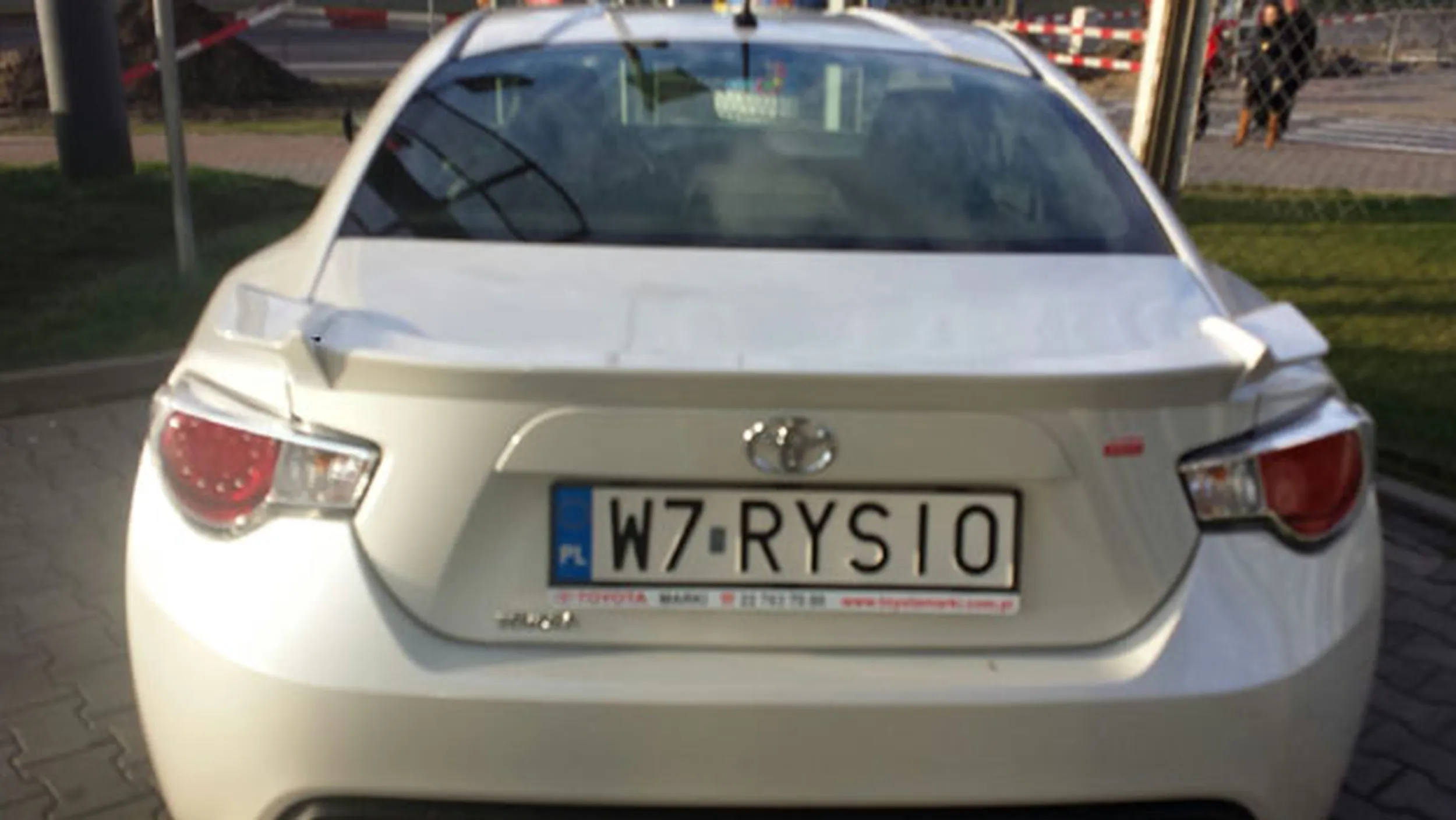 Fajny numer, blacha W7 RYSIO