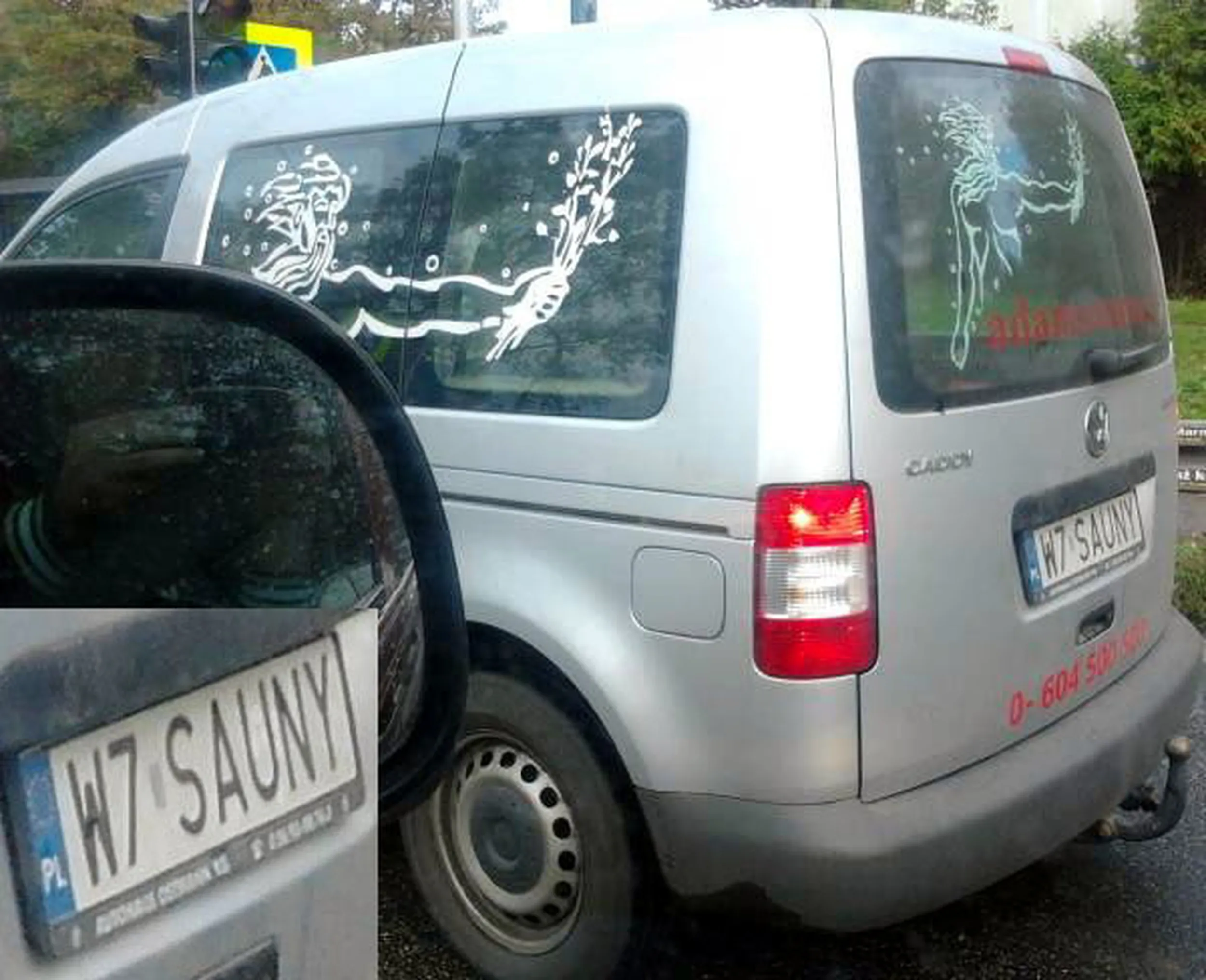 Fajny numer, blacha W7 SAUNY