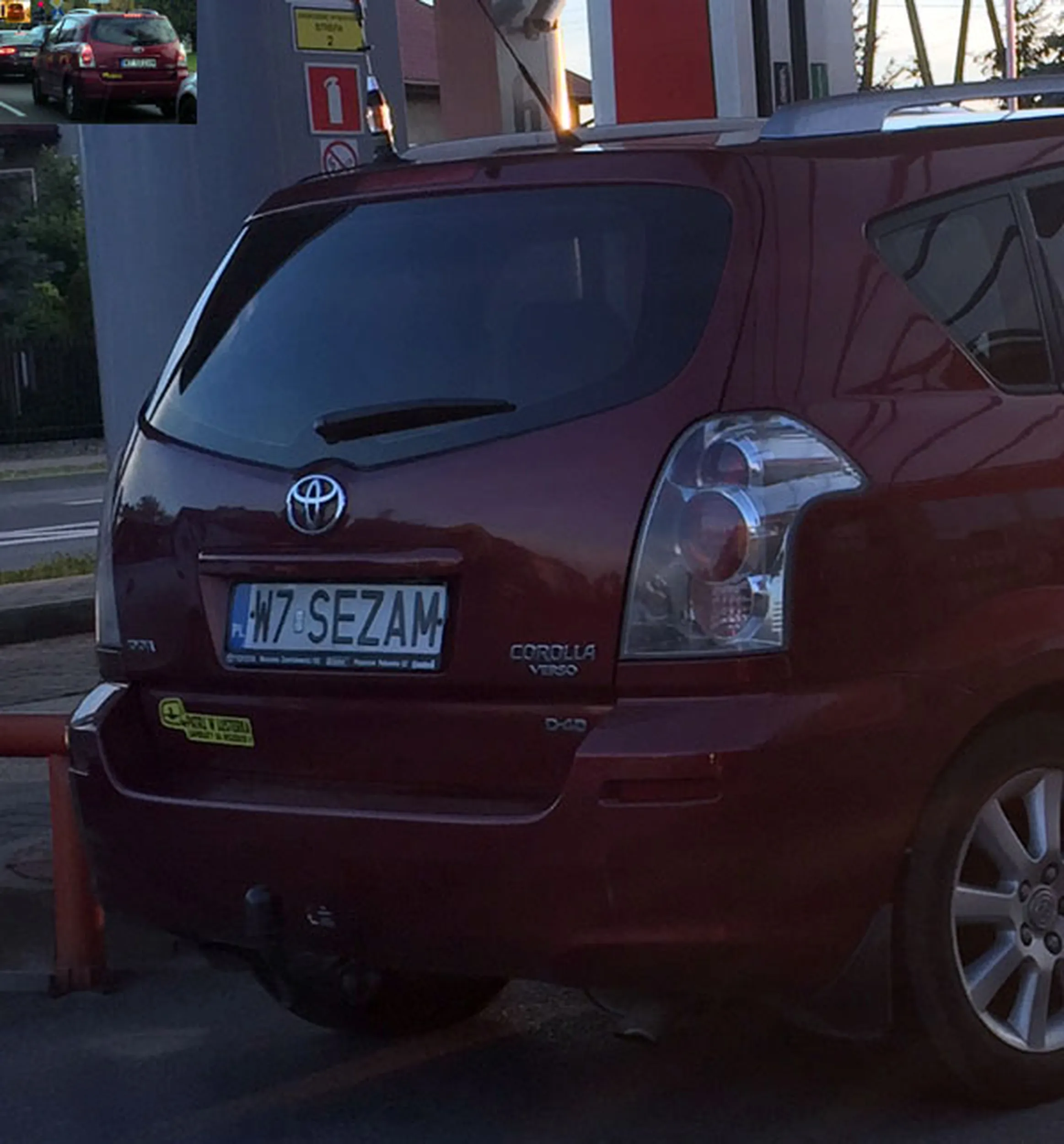 Fajny numer, blacha W7 SEZAM