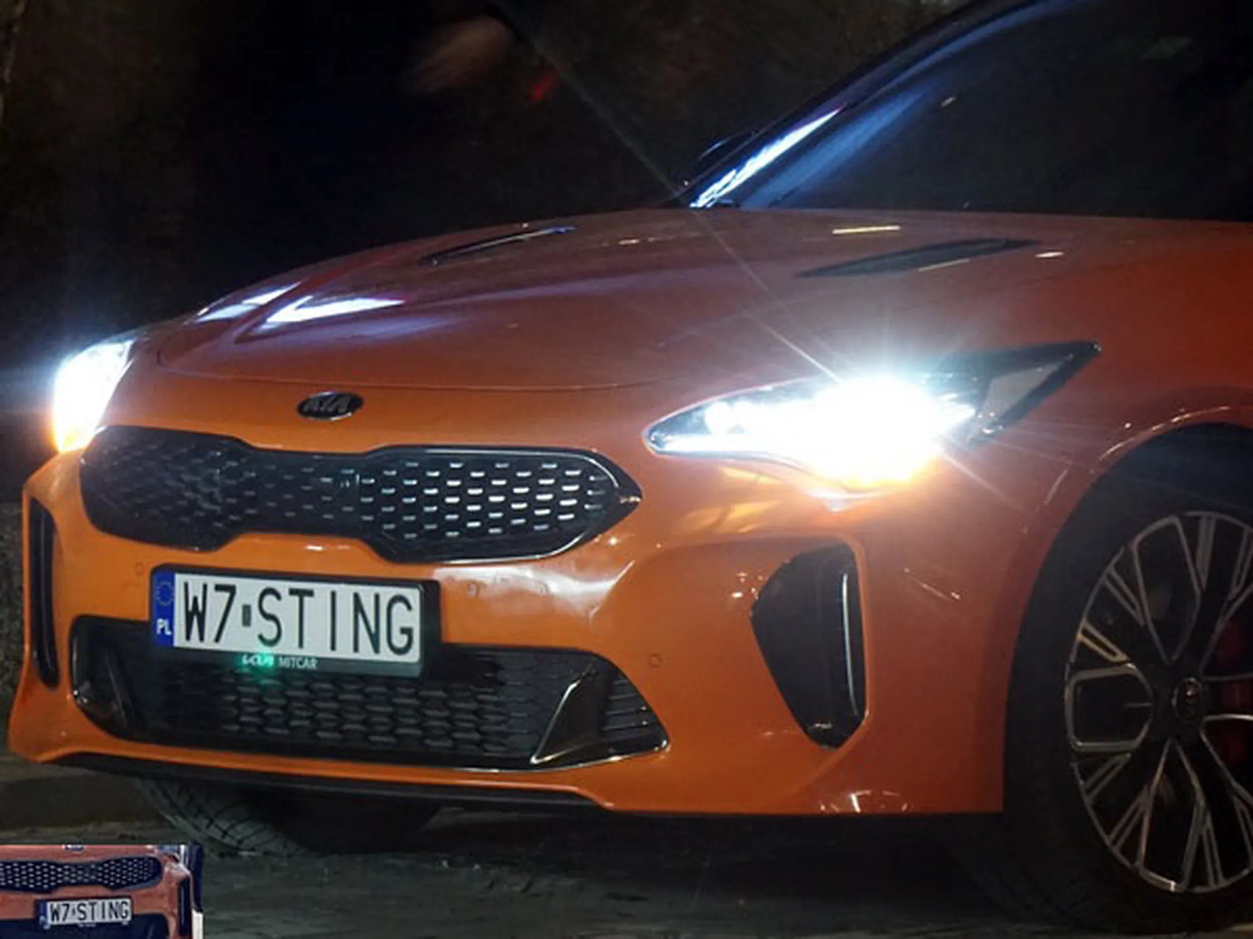 Fajny numer, blacha W7 STING