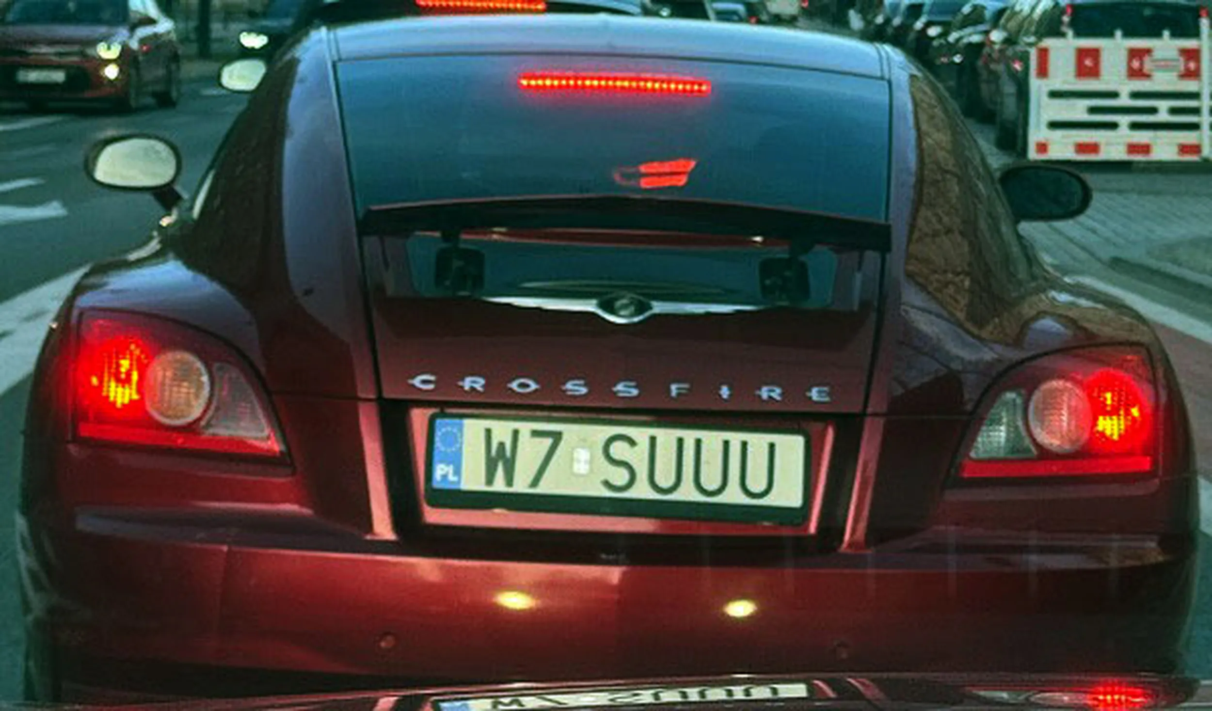 Fajny numer, blacha W7 SUUU