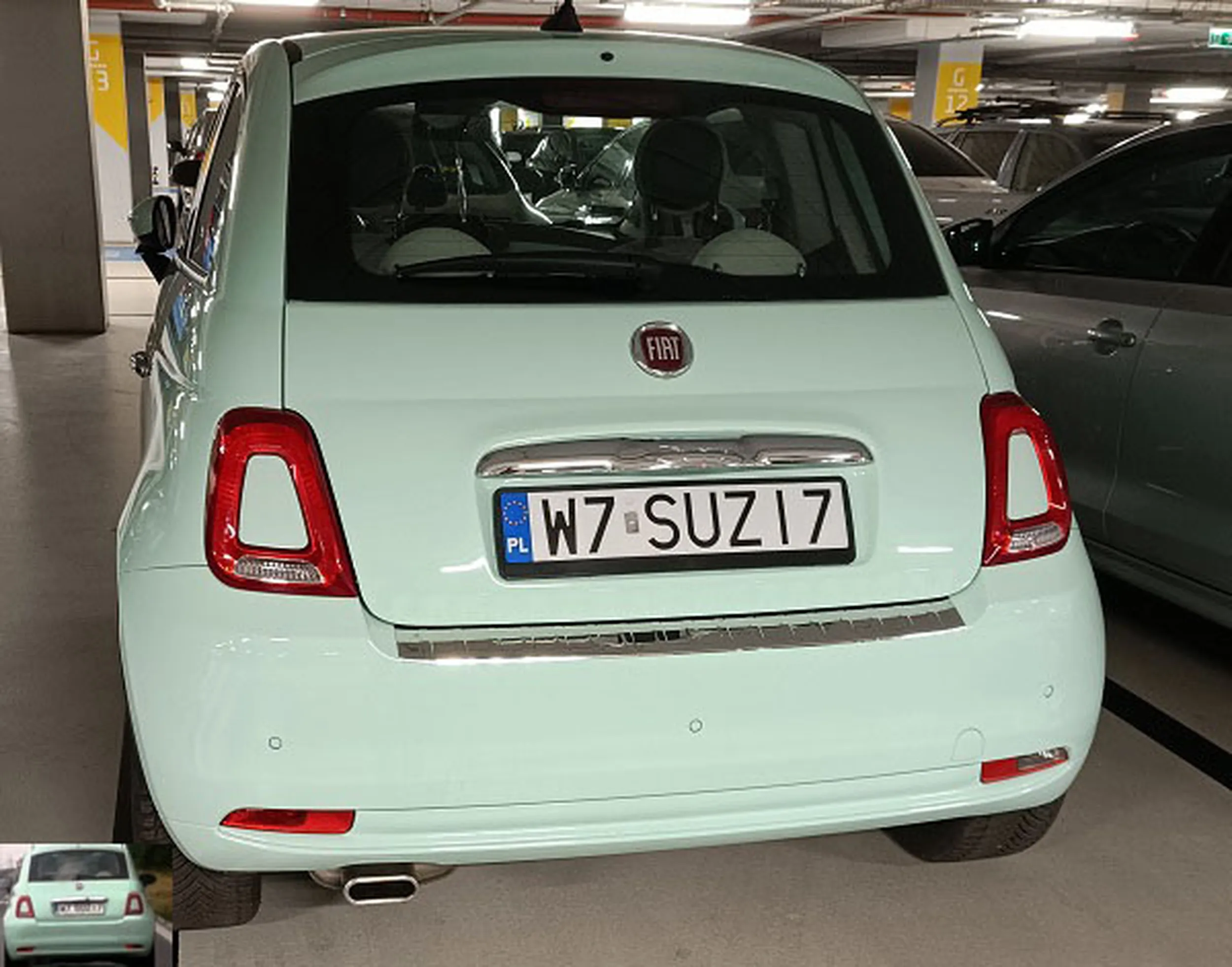 Fajny numer, blacha W7 SUZI7