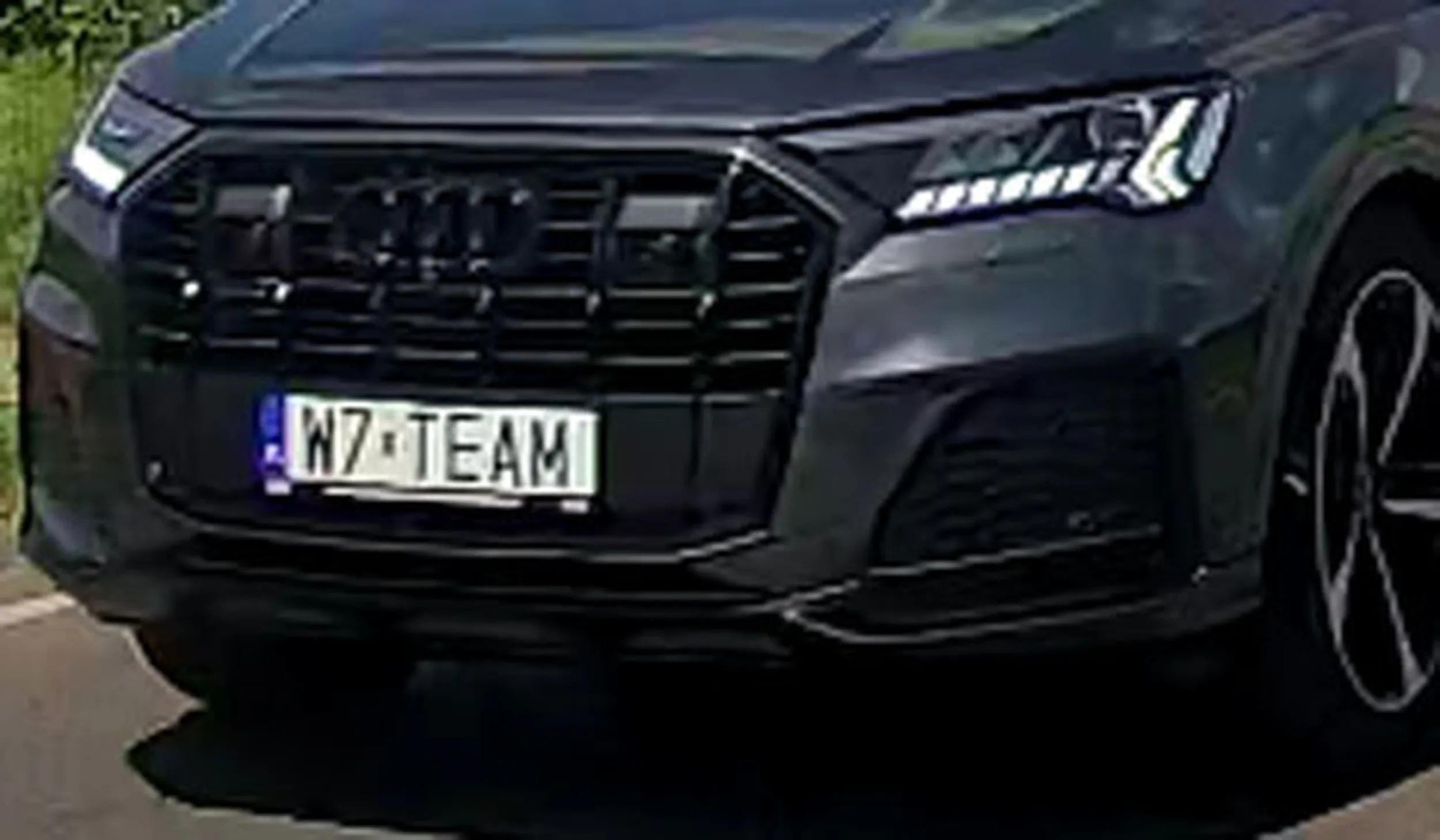 Fajny numer, blacha W7 TEAM