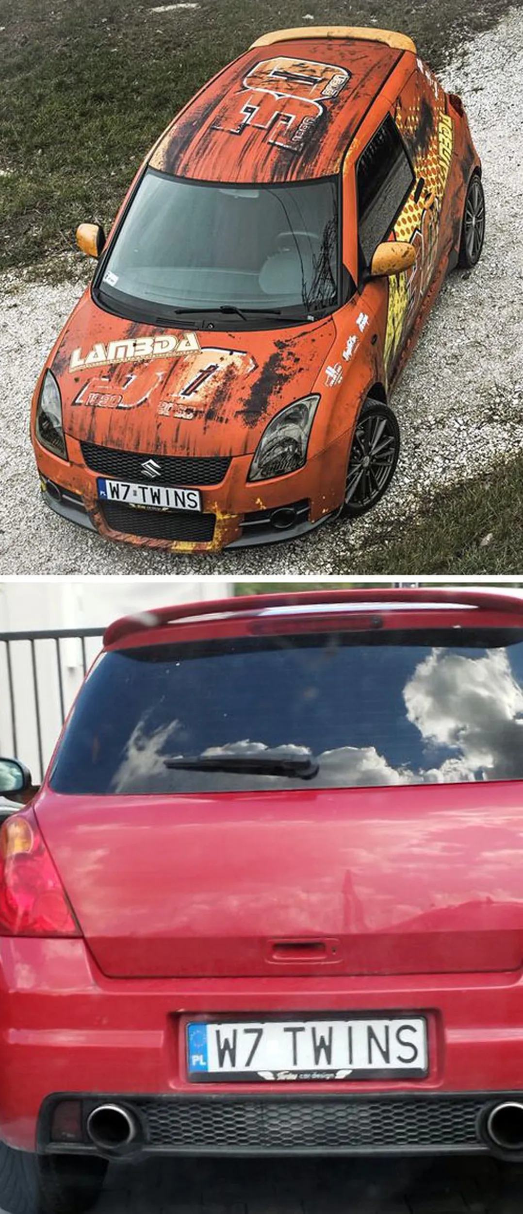 Fajny numer, blacha W7 TWINS