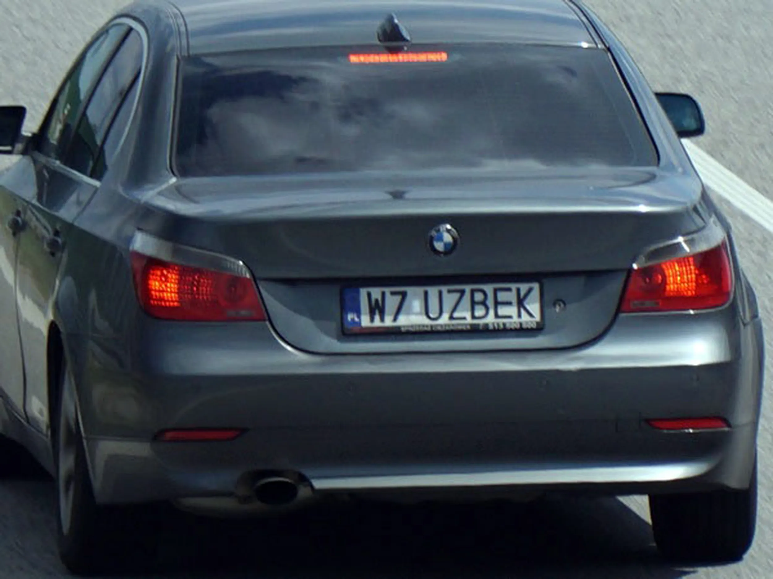 Fajny numer, blacha W7 UZBEK