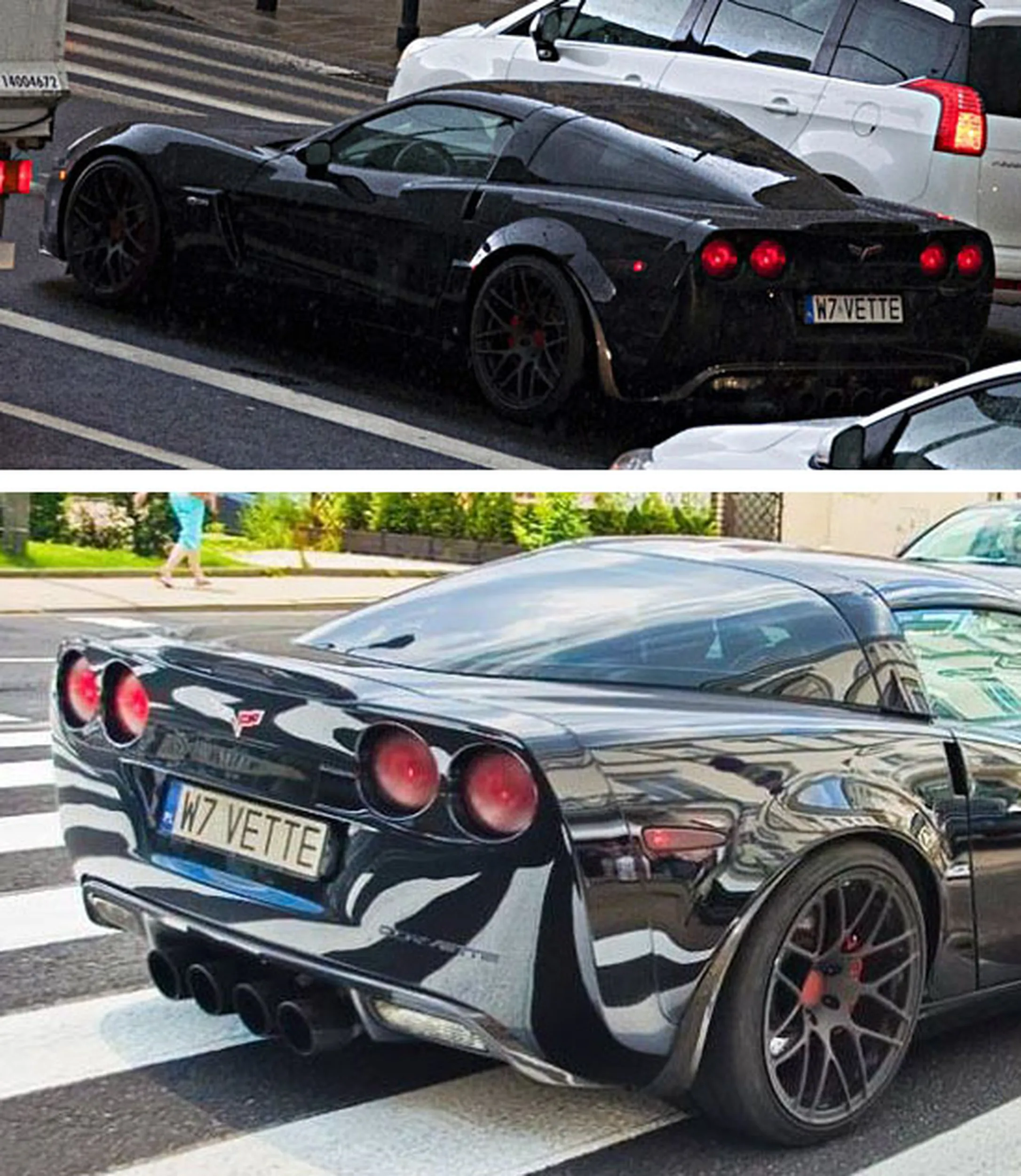 Fajny numer, blacha W7 VETTE