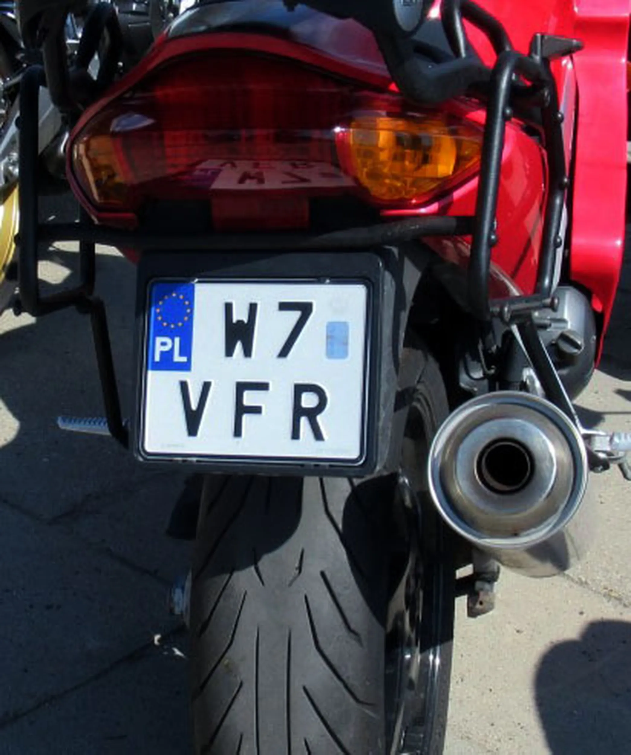 Fajny numer, blacha W7 VFR