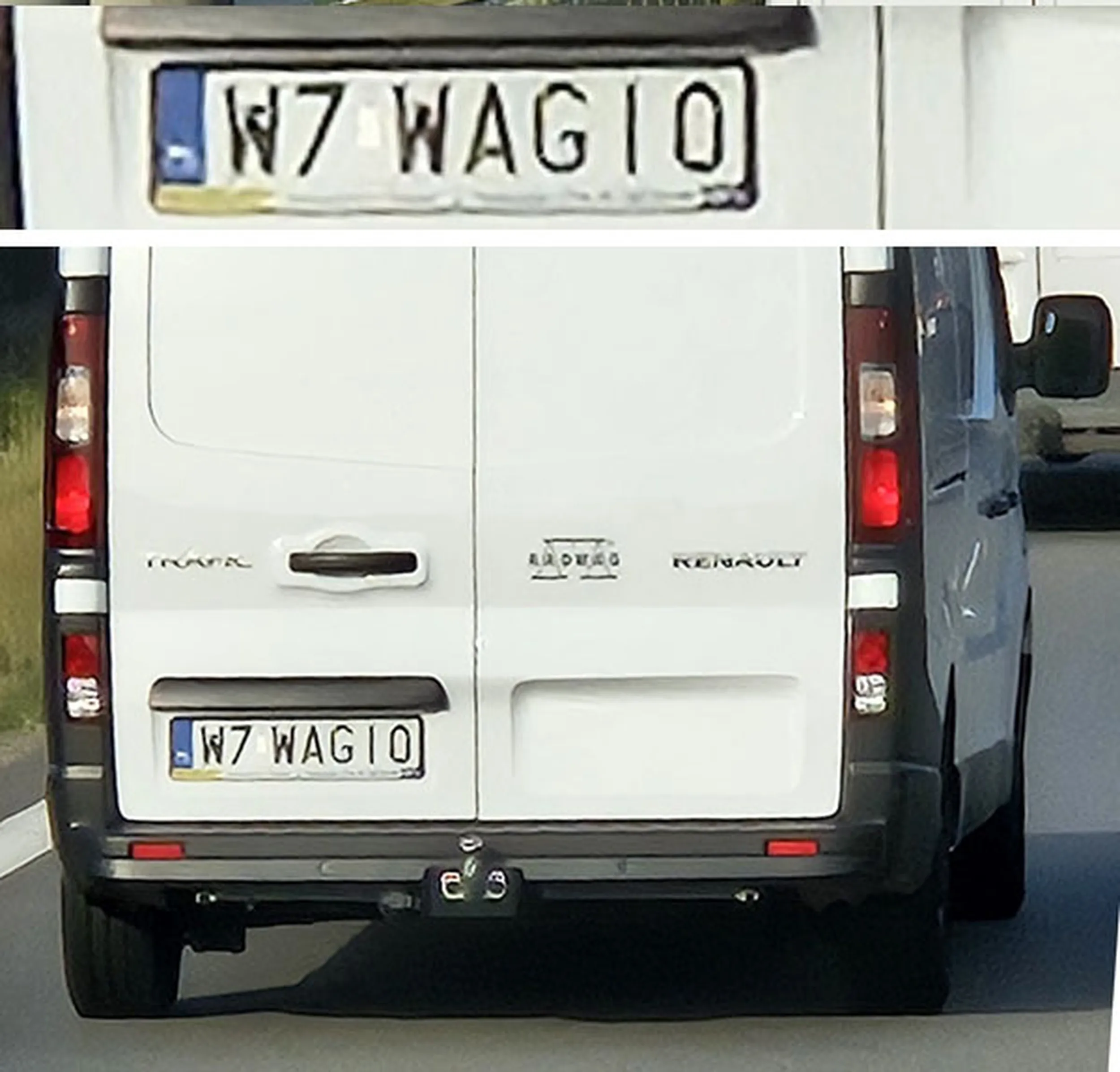 Fajny numer, blacha W7 WAGI0