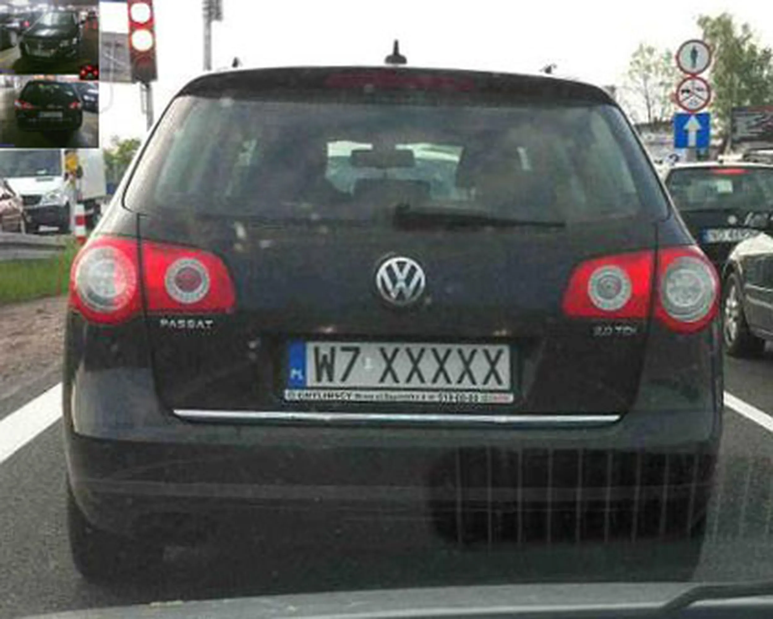 Fajny numer, blacha W7 XXXXX