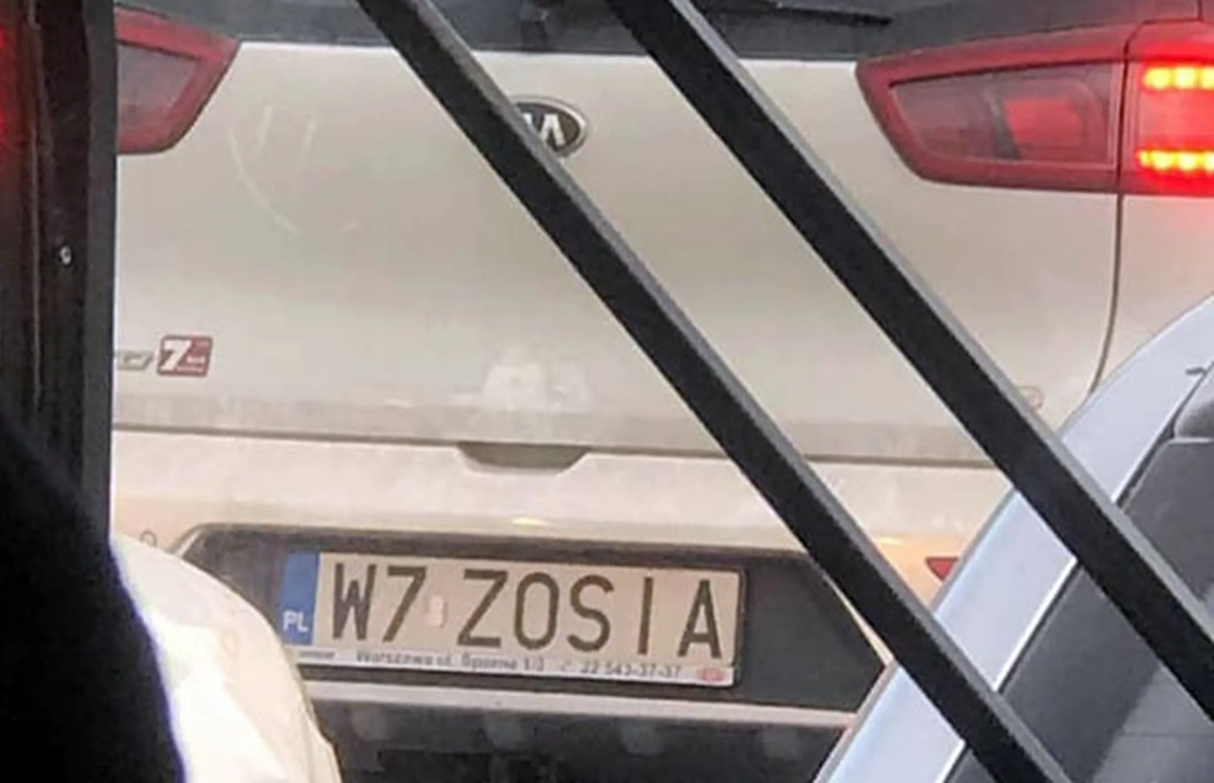 Fajny numer, blacha W7 ZOSIA