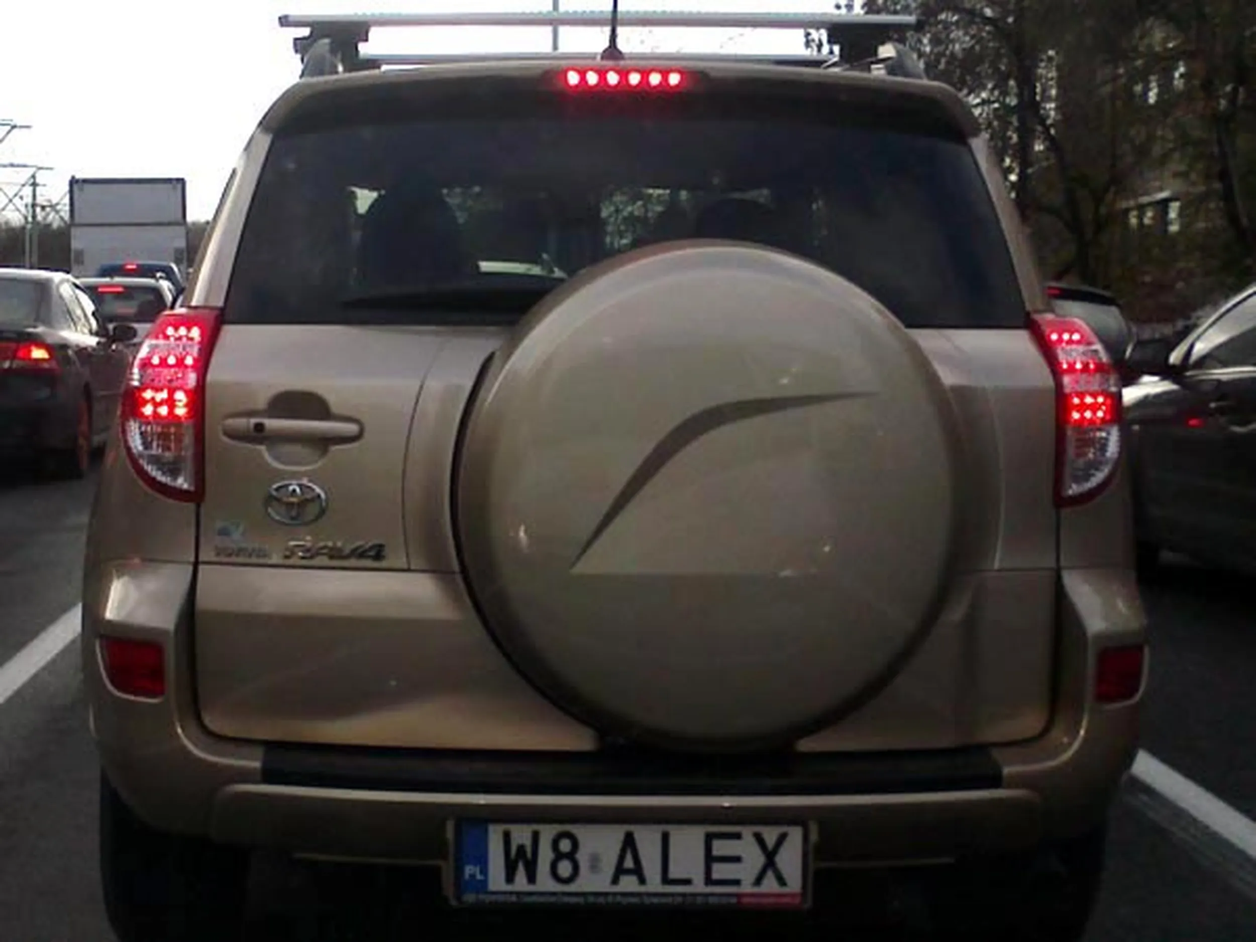 Fajny numer, blacha W8 ALEX