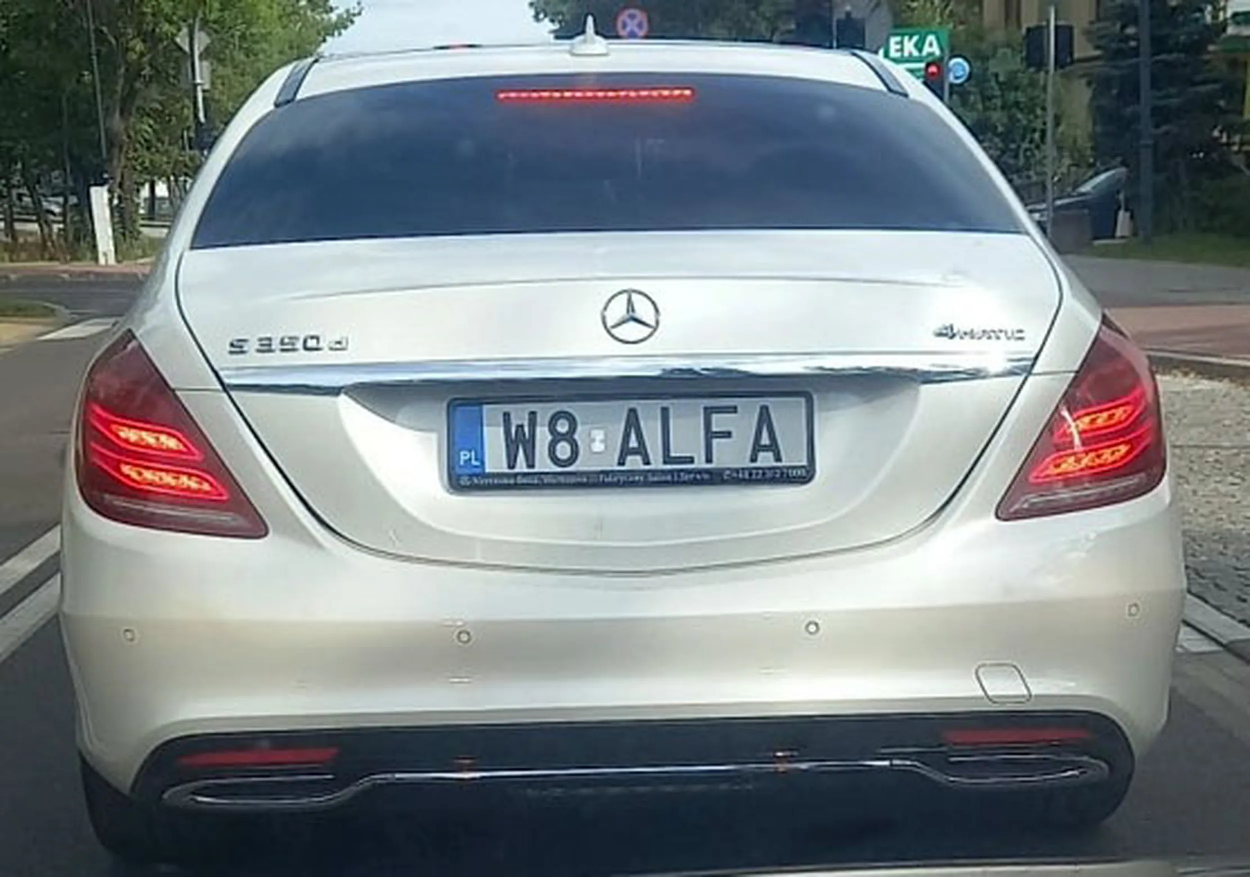 Fajny numer, blacha W8 ALFA