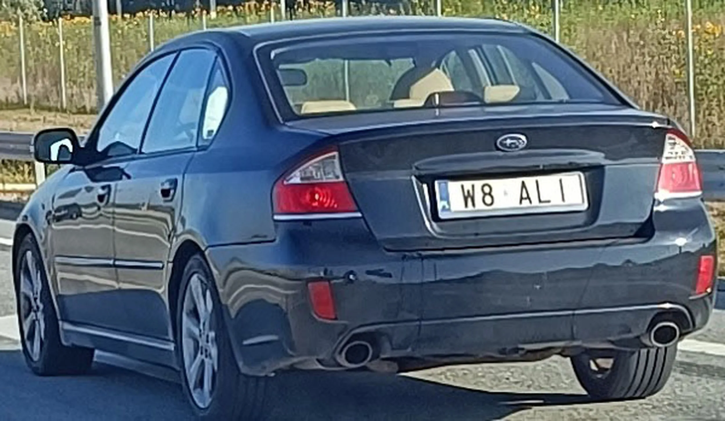 Fajny numer, blacha W8 ALI