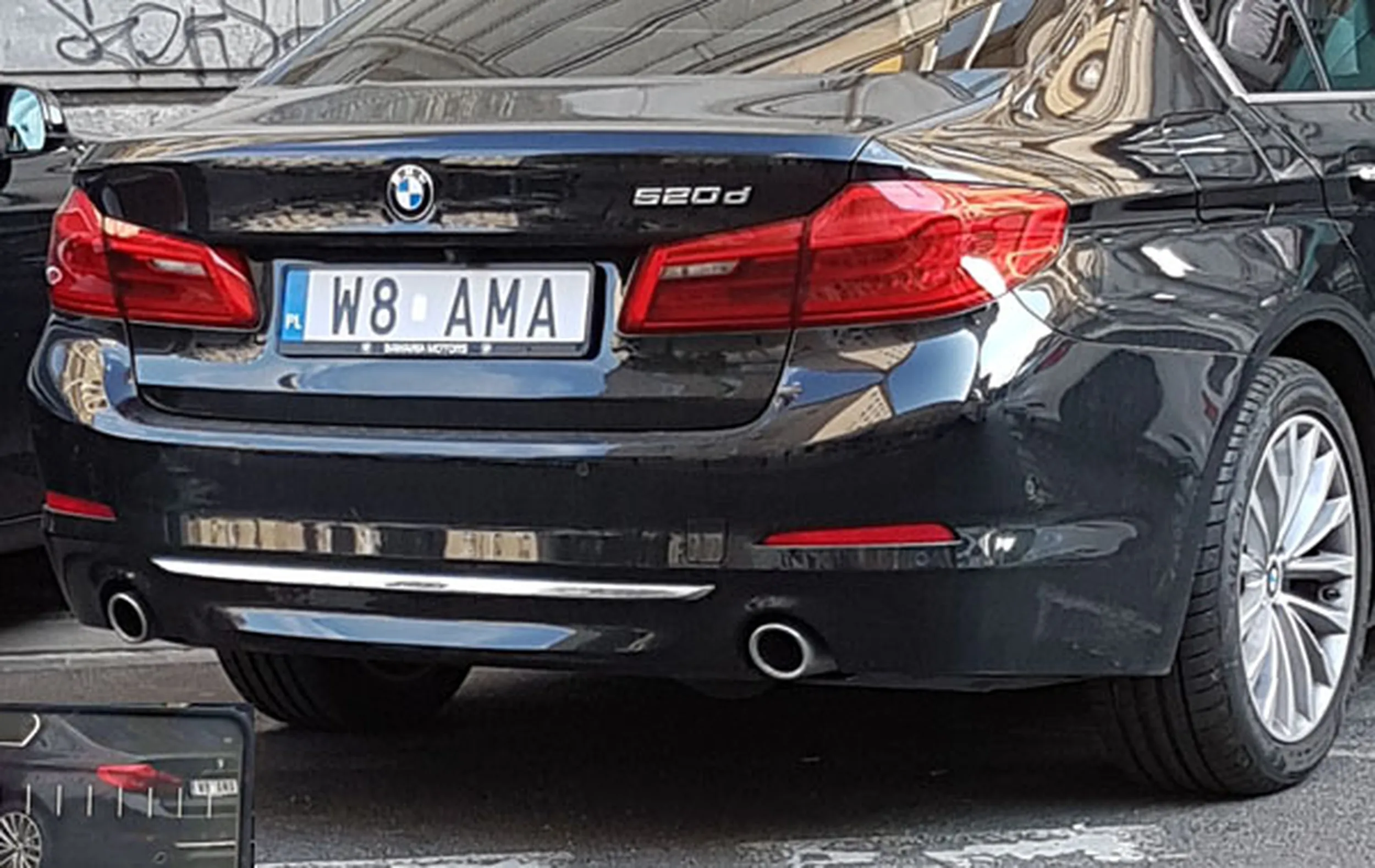 Fajny numer, blacha W8 AMA