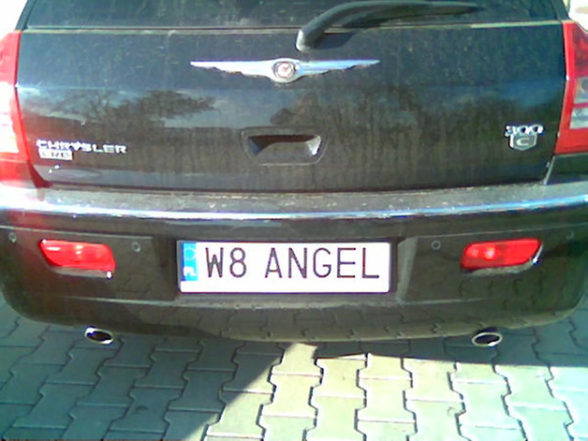 Fajny numer, blacha W8 ANGEL