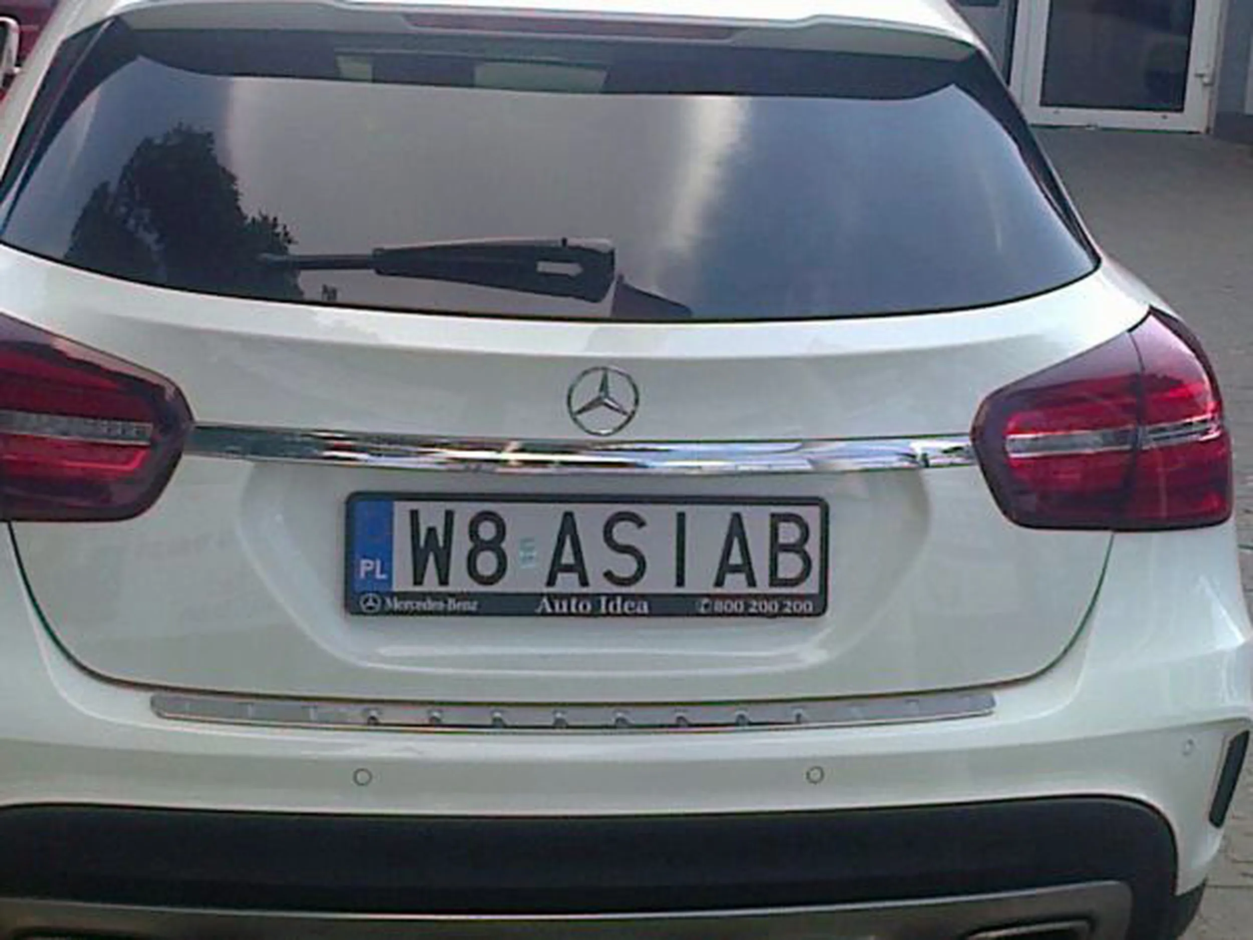 Fajny numer, blacha W8 ASIAB